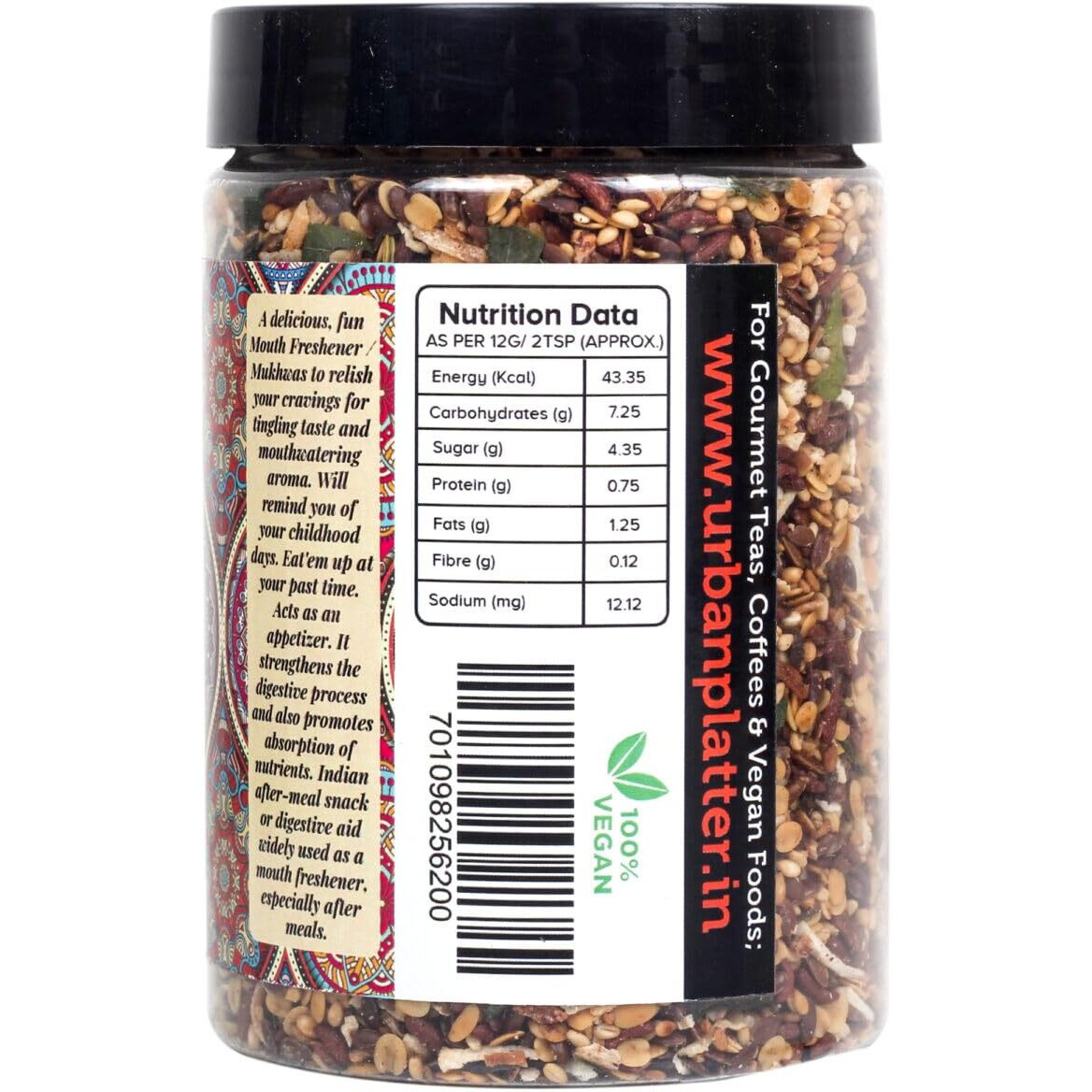 Urban Platter Mangalore Special Mukhwas, 300g / 10.5oz [Mouth Freshener, Digestive, After-Meal Snack]