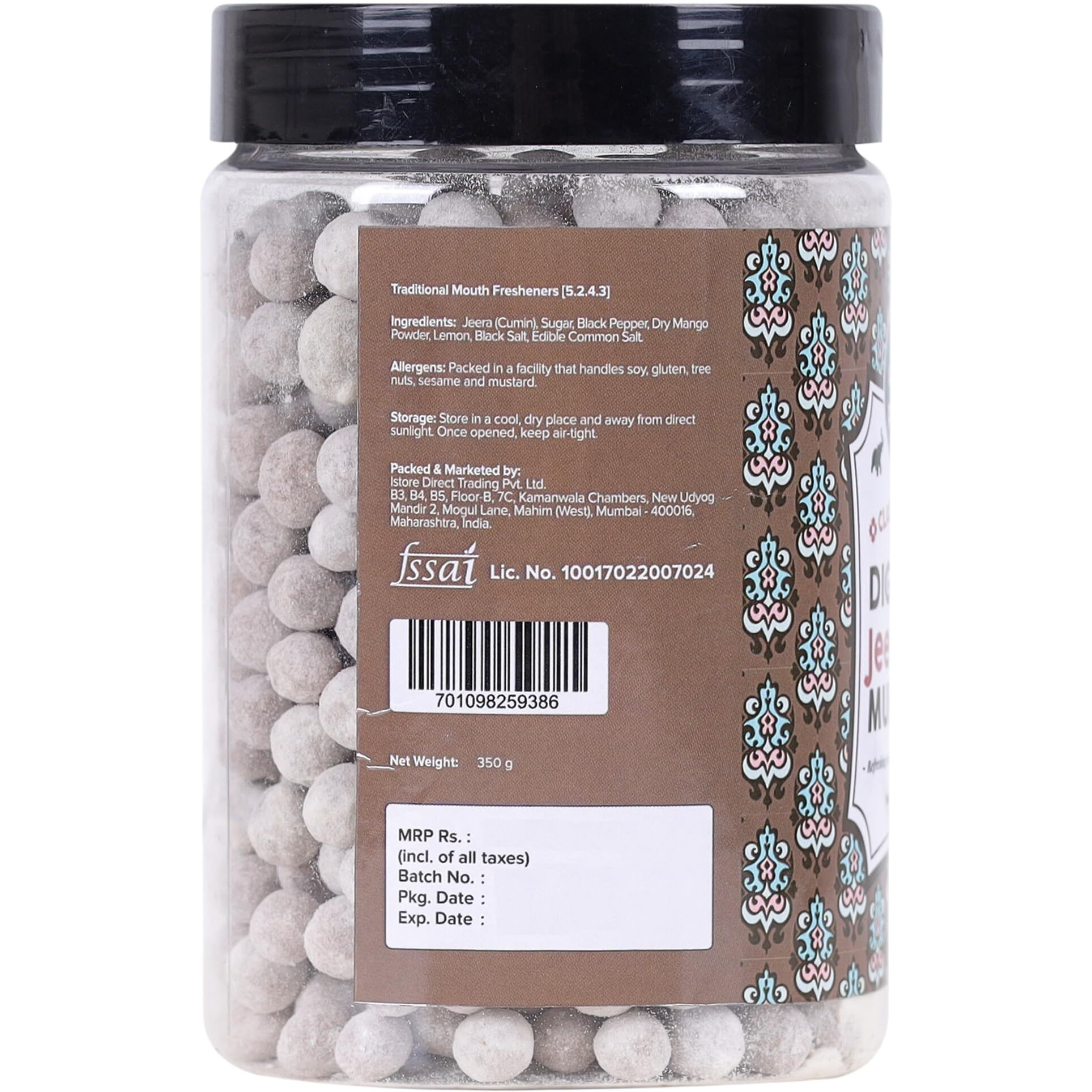 urban platter Digestive Jeera Goli Mukhwas, 350Gm [Mouth Freshener, Digestive, After-Meal Snack]