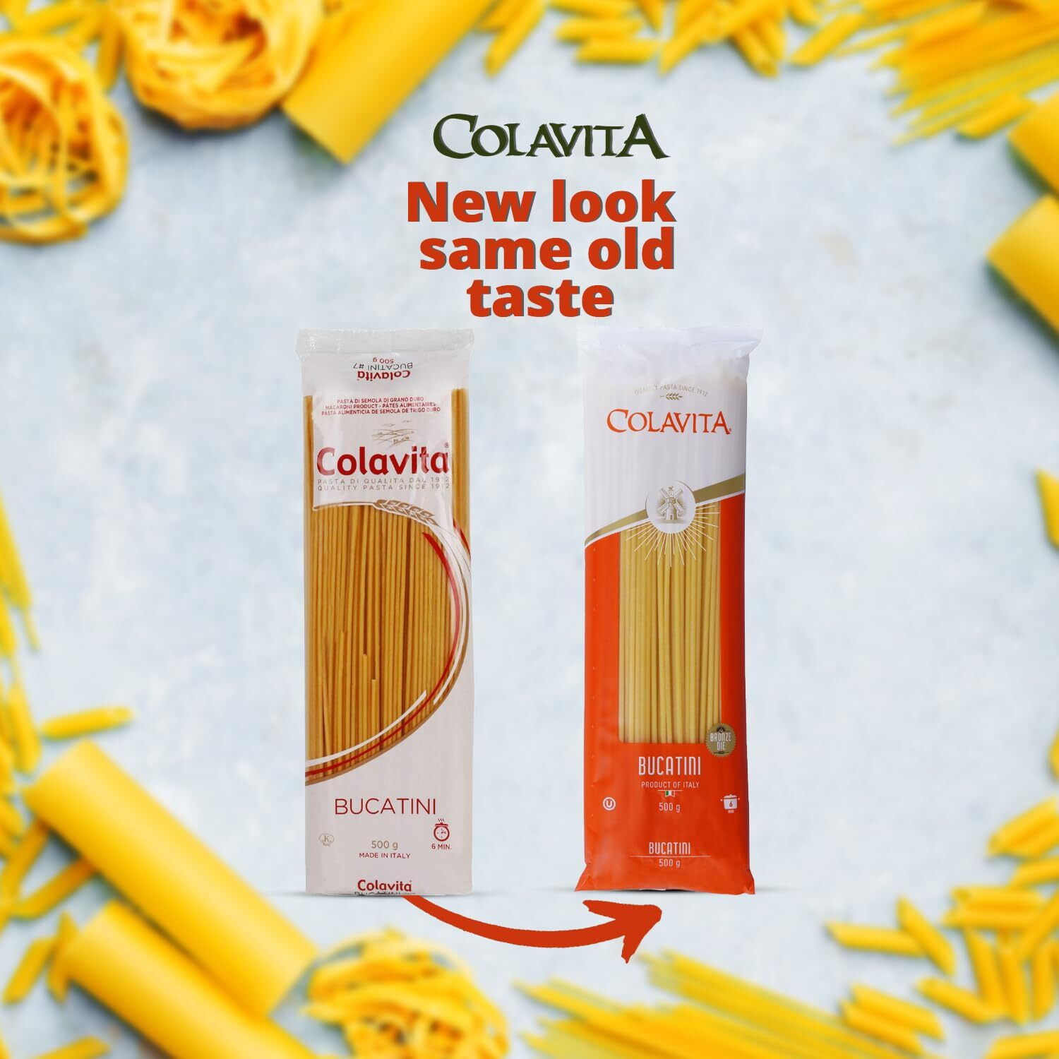 Colavita Bucatini Pasta 500g (Durum Wheat Pasta)