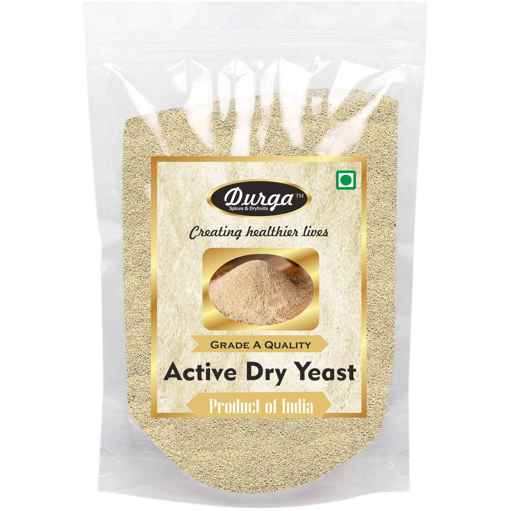 Durga Bakers Active Dry Yeast for Baking Pizza, Bread, Cake, Wine, Donuts - 75gm (*Produce of India*)