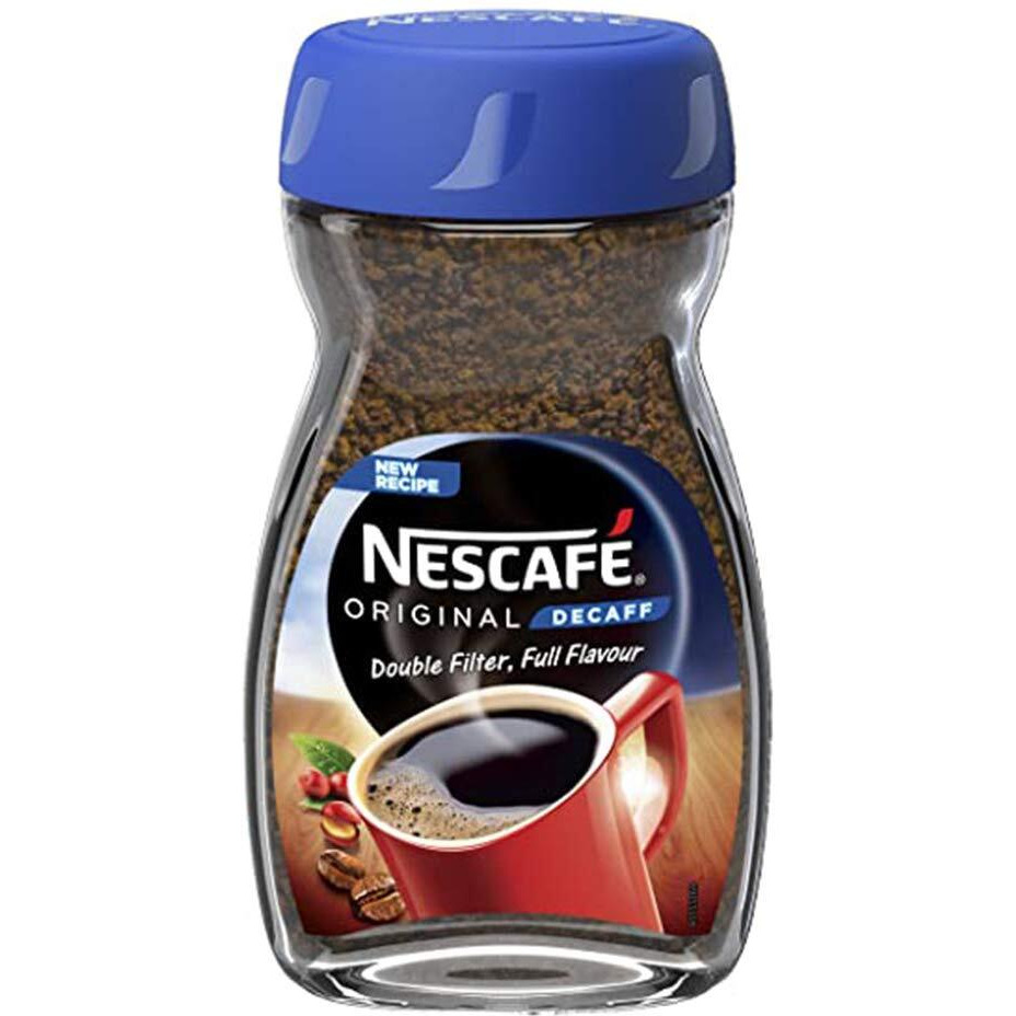 Nescafe Original Ground Decaff, Double Filter Coffee Glass Bottle, 200 Gm
