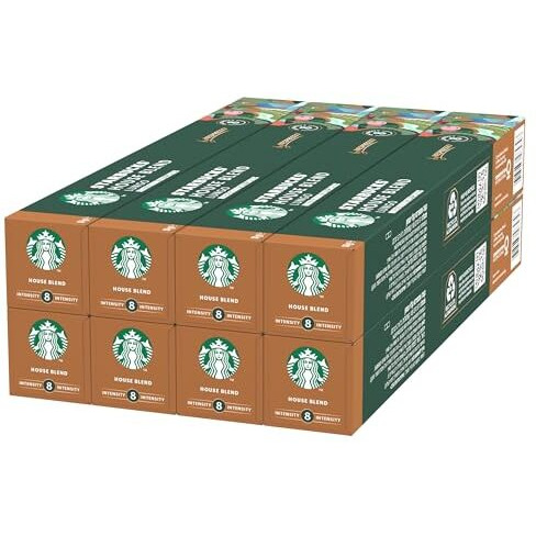 Starbucks House Blend by Nespresso Original Line Coffee Capsules Pack of 8