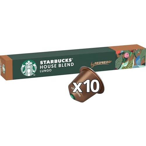 Starbucks House Blend by Nespresso Original Line Coffee Capsules Pack of 8