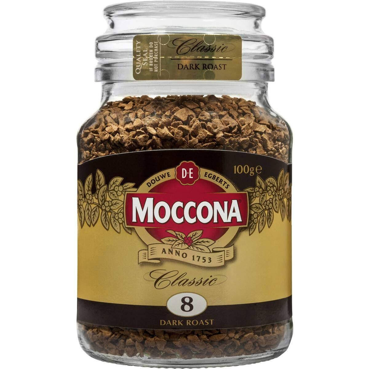Moccona Premium Dark Roast Classic Coffee Powder - 100gm