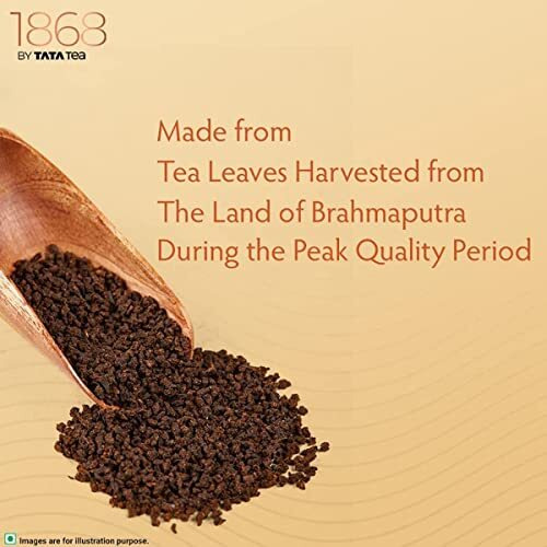 1868 by Tata Tea Cream of Assam | 100g | Assam Black Tea | Premium Tea with Aromatic, Rich & Malty Notes