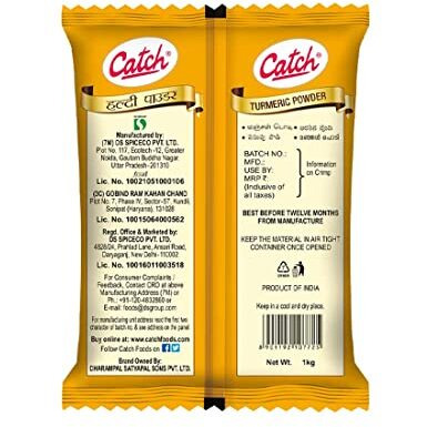 Catch Turmeric Powder Masala/Haldi Powder 1 Kg(1000 GMS)