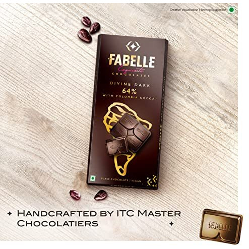 Fabelle Divine Dark Trilogy, Chocolate Gift Pack of 3, Luxury Dark Chocolate Bars, Vegan & Gluten-Free, Best for Gifting, 300 grams