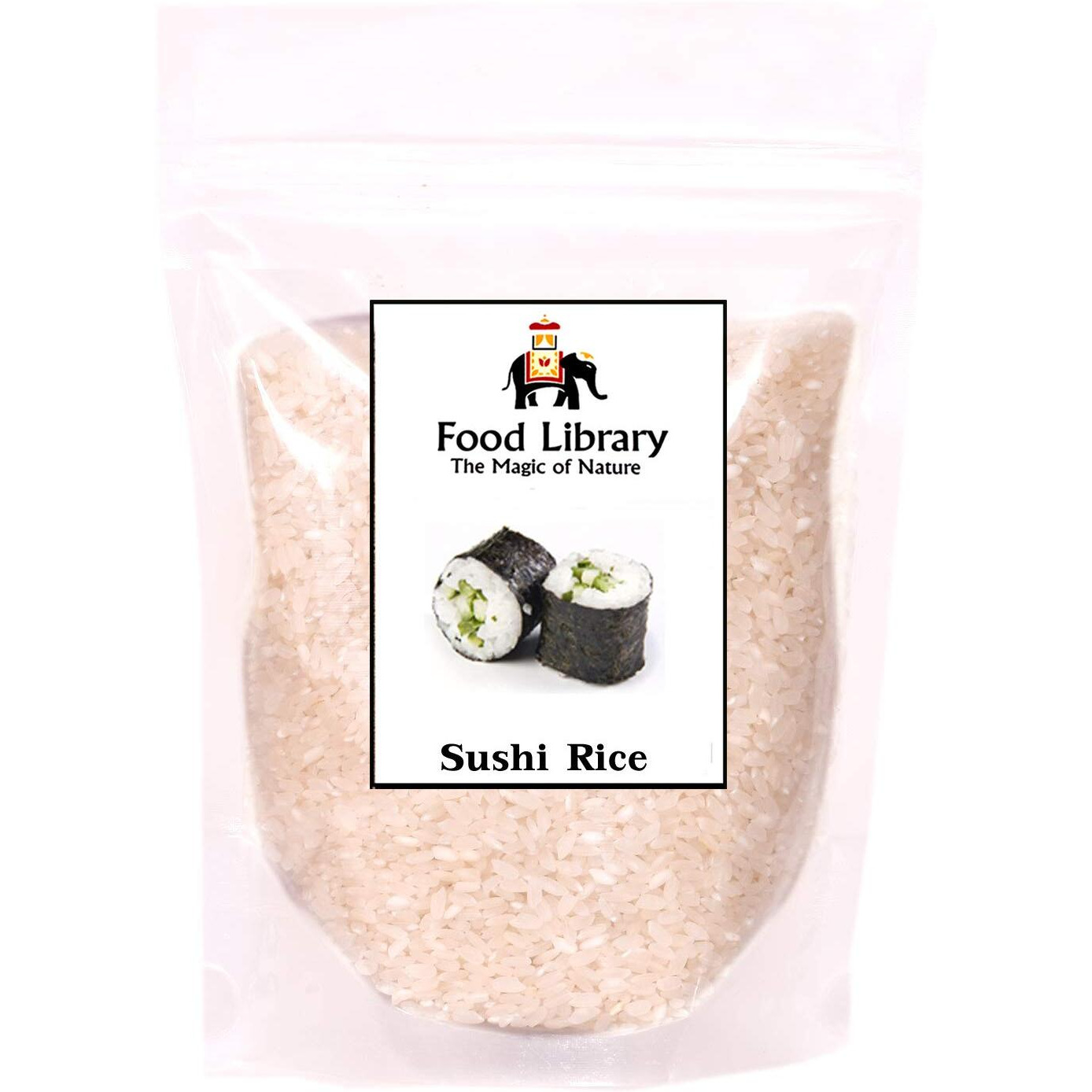 FOOD LIBRARY THE MAGIC OF NATURE Japanese Sushi Rice - 400 Gram