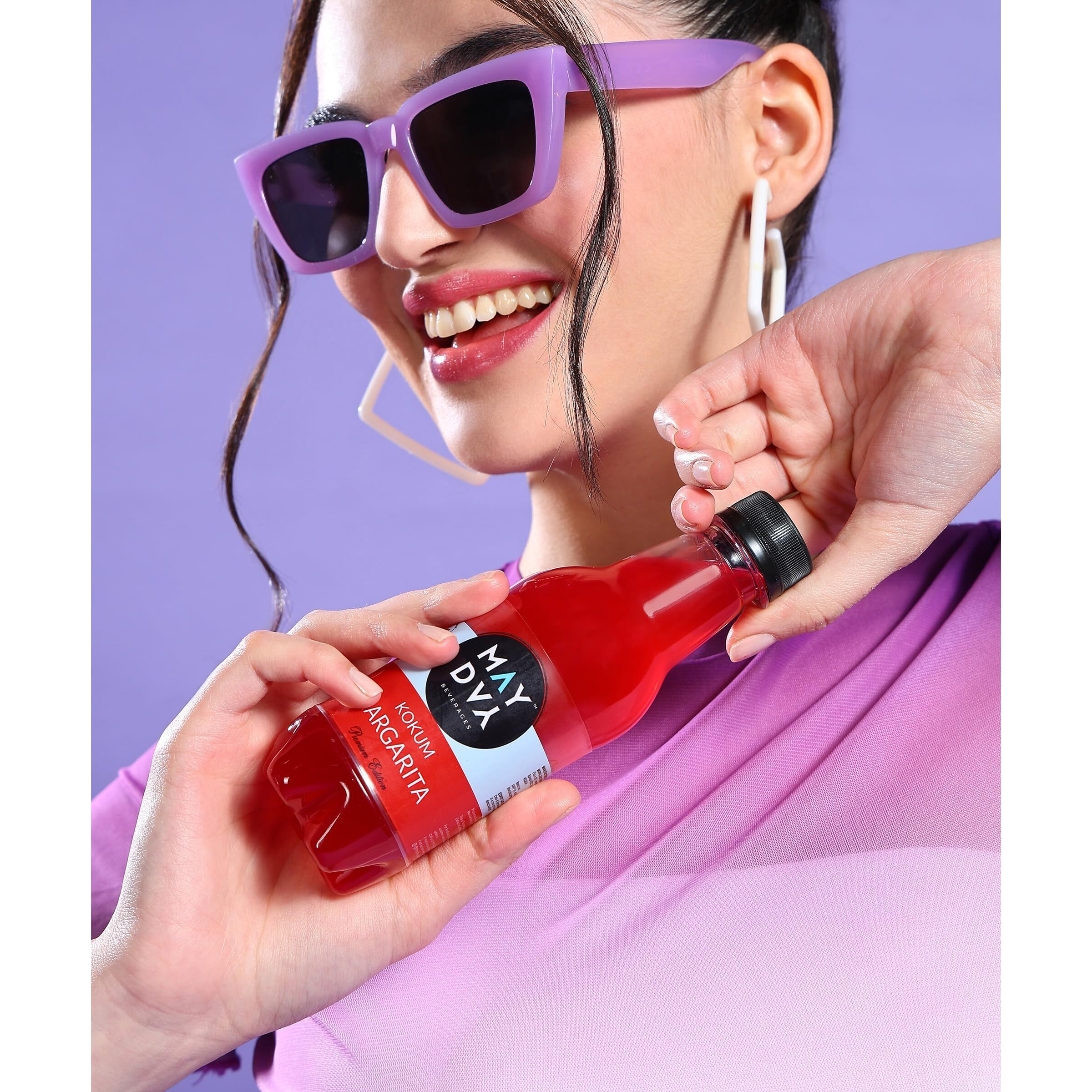 May Day KOKUM MARGARITA | Ready to Drink Mocktail | Premium Sparkling Cocktail Mixer | 100% Natural, No Artificial Flavour | Real Fruits & Herbs with Goodness of Superfoods | Pack of 3 X 250 ml
