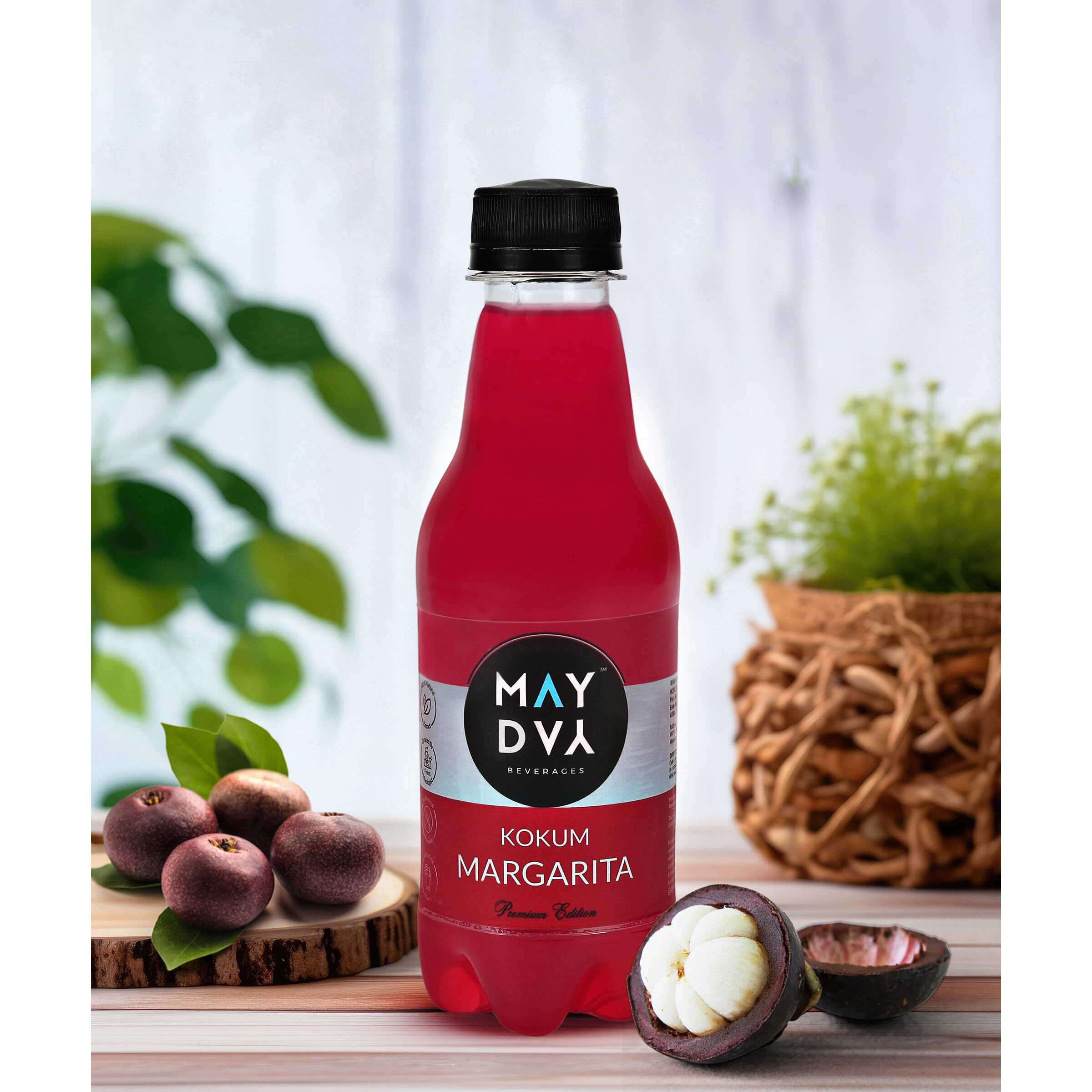 May Day KOKUM MARGARITA | Ready to Drink Mocktail | Premium Sparkling Cocktail Mixer | 100% Natural, No Artificial Flavour | Real Fruits & Herbs with Goodness of Superfoods | Pack of 3 X 250 ml