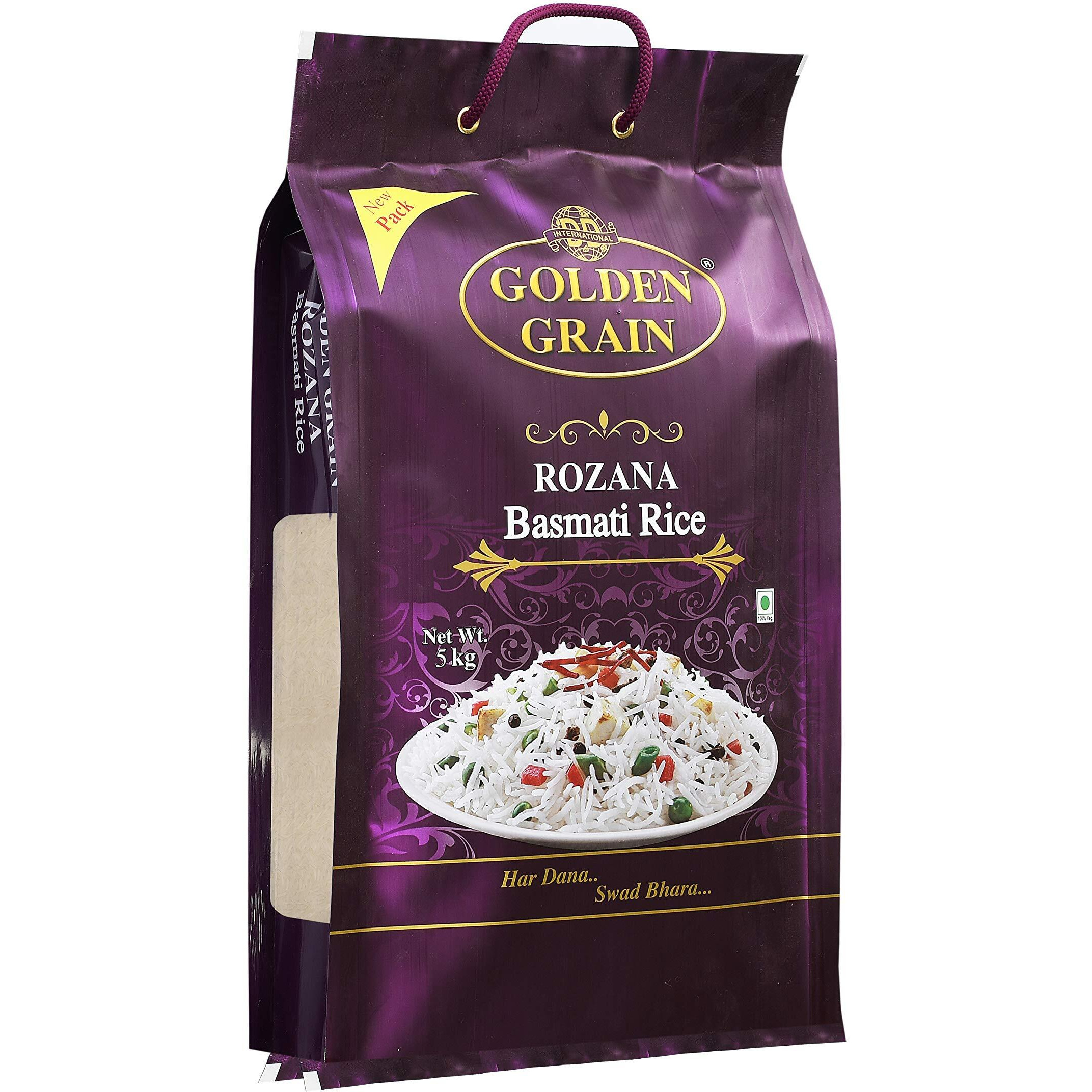 Golden Grain Rozana Basmati Rice, 5KG