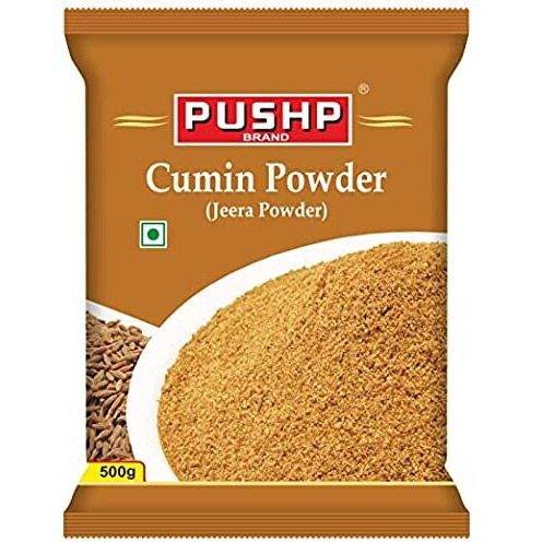 Pushp Brand Cumin/Jeera Powder Pouch (500g) (Pack of 1)