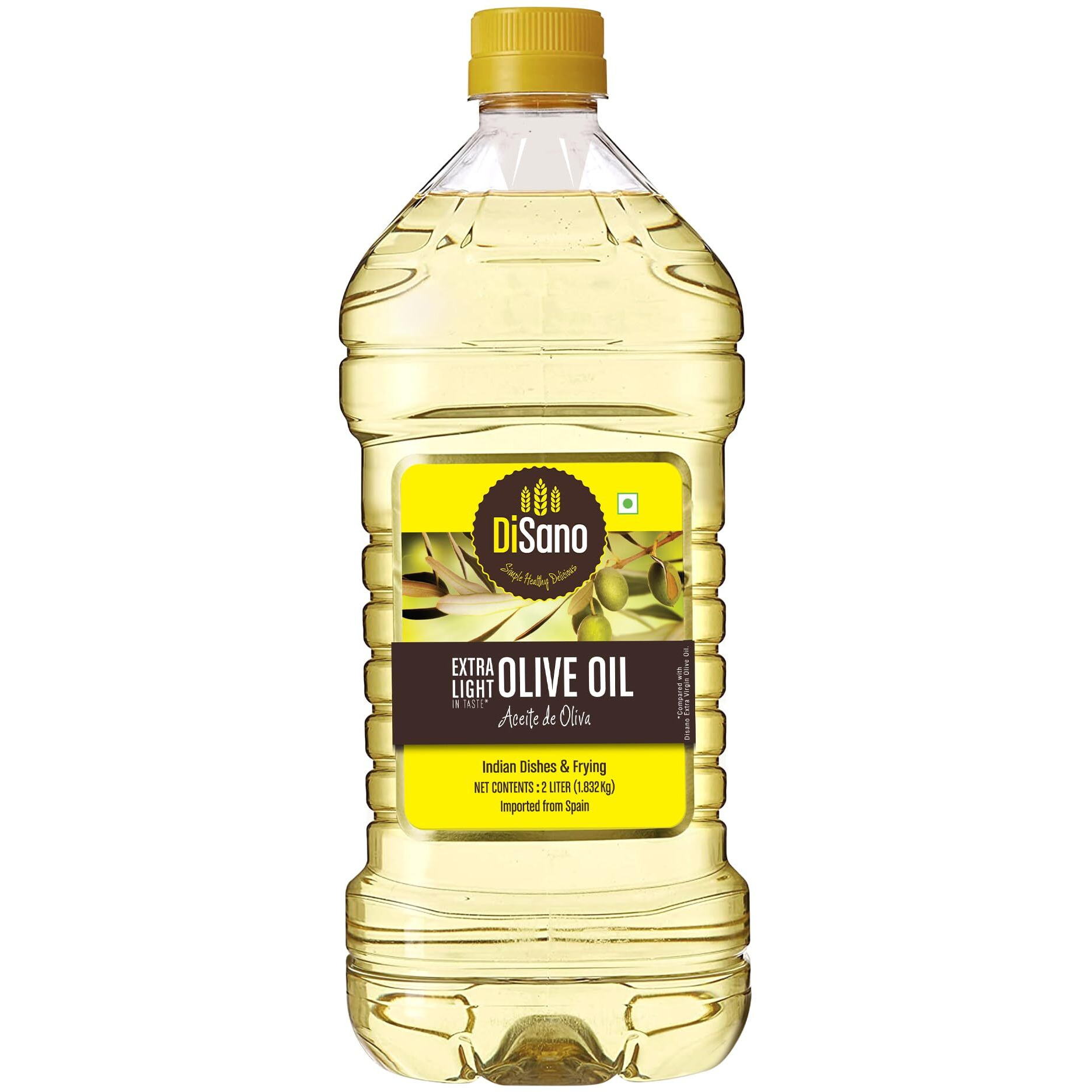 DiSano Extra Light Olive Oil, Indian dishes and frying, 2L