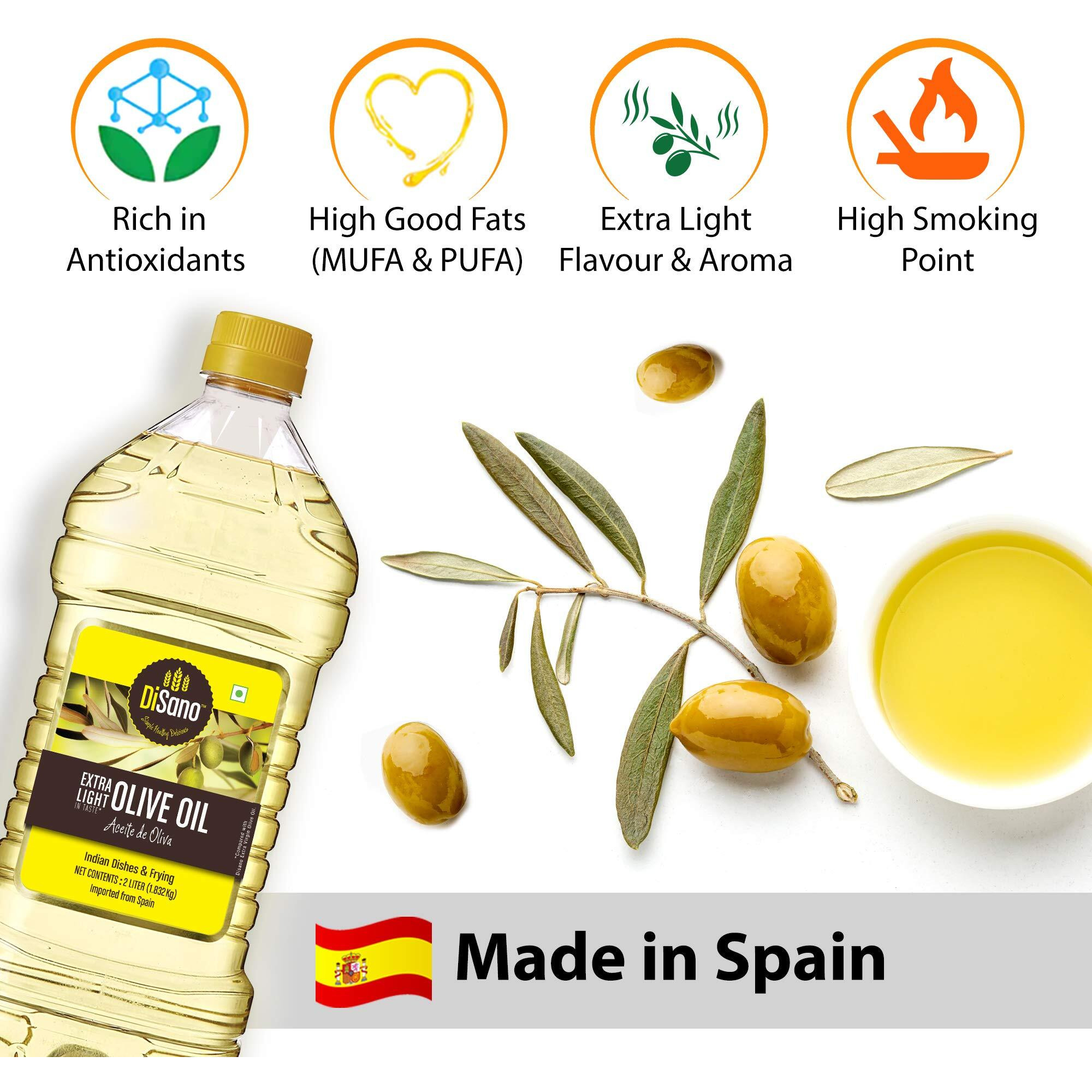 DiSano Extra Light Olive Oil, Indian dishes and frying, 2L