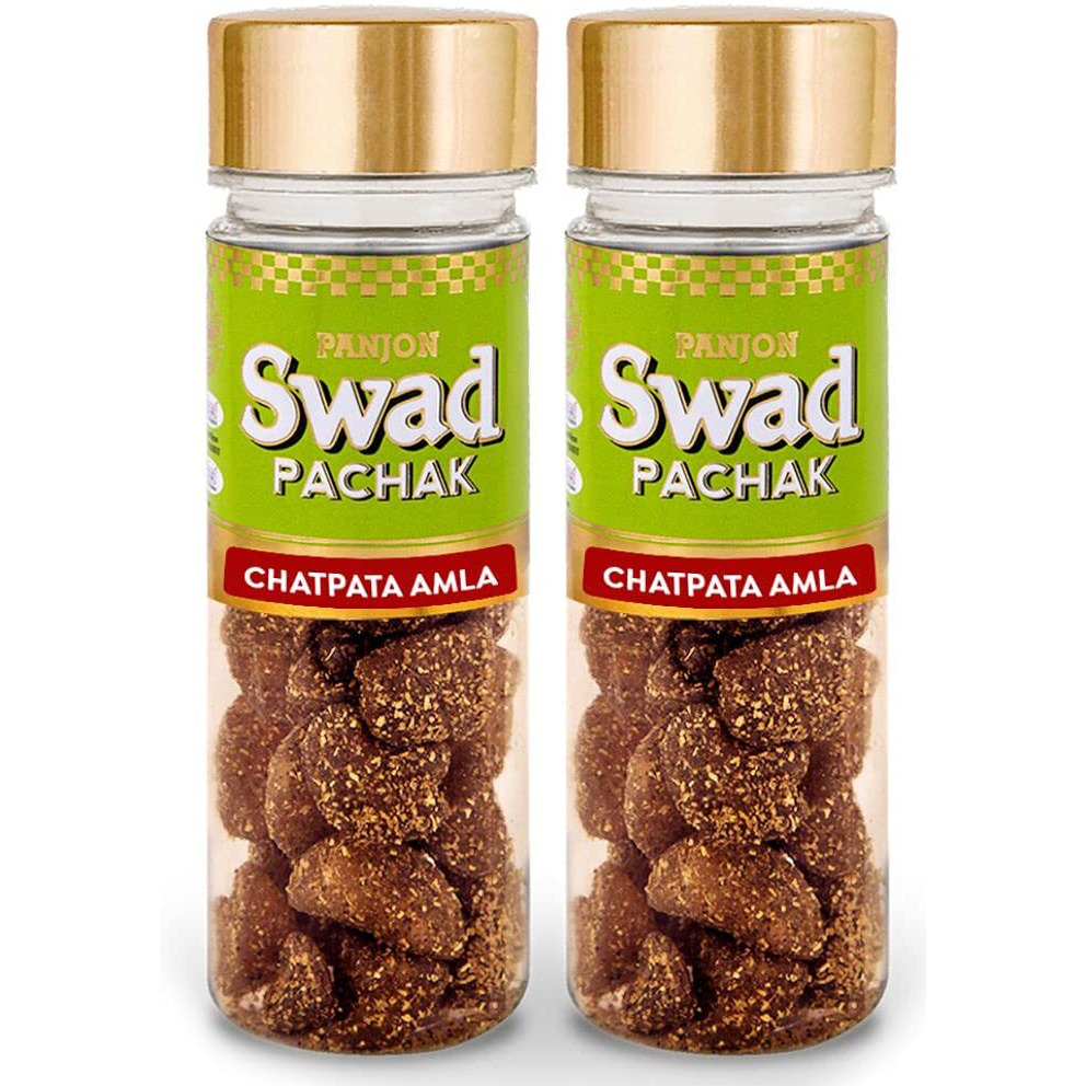 Panjon Swad Chatpata Amla Candy Mukhwas (Pack Of 2 X 115 Grams) | Digestive Mouth Freshener | Hygienically Packed Traditional Pachak | Tasty Mouthfresheners | After-Meal Snack | Dry Mukhwas.