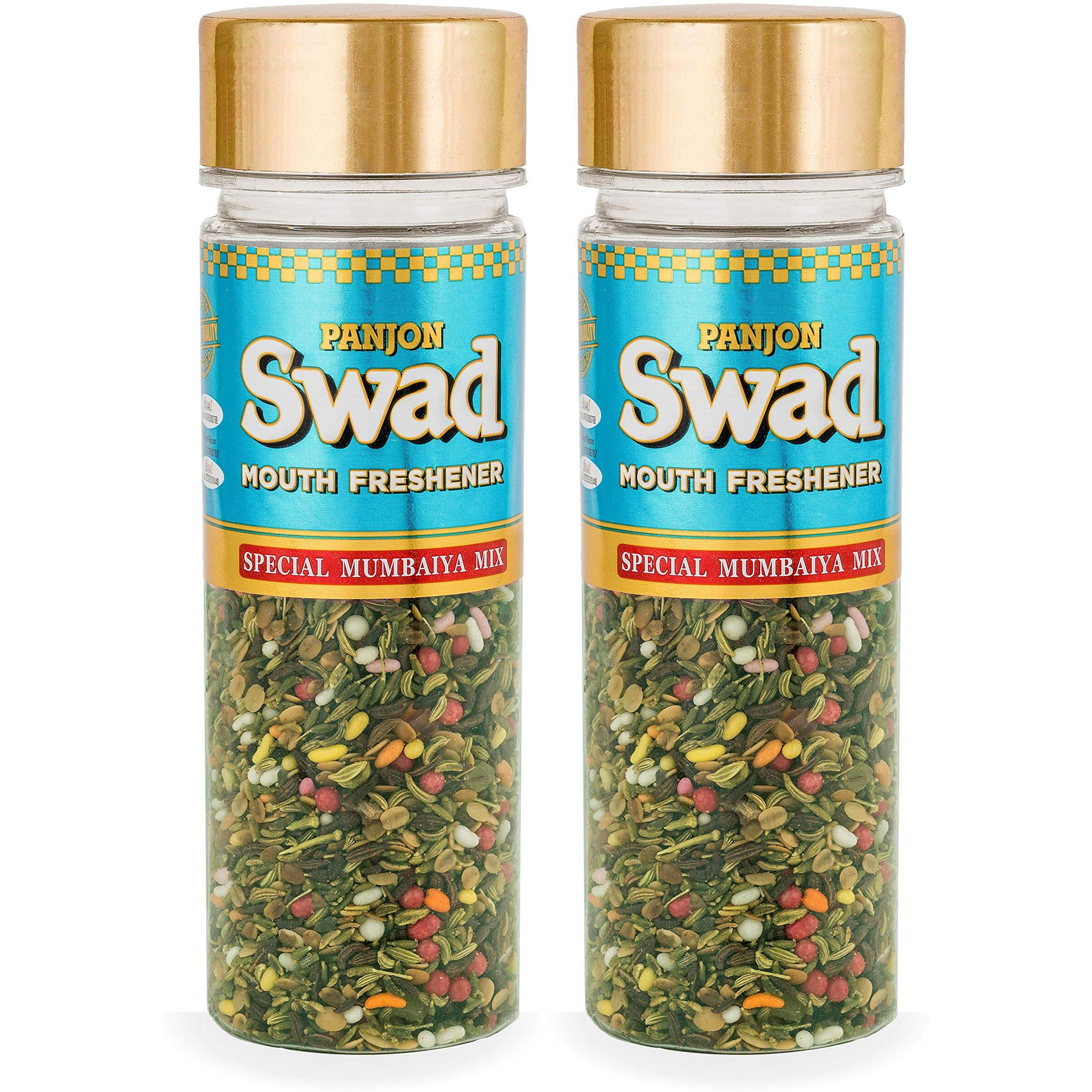 Panjon Swad Mumbaiya Mix Mukhwas (Pack Of 2 X 130 Grams) | Digestive Mouth Freshener | Hygienically Packed Traditional Pachak | Tasty Mouthfresheners | After-Meal Snack | Dry Mukhwas.
