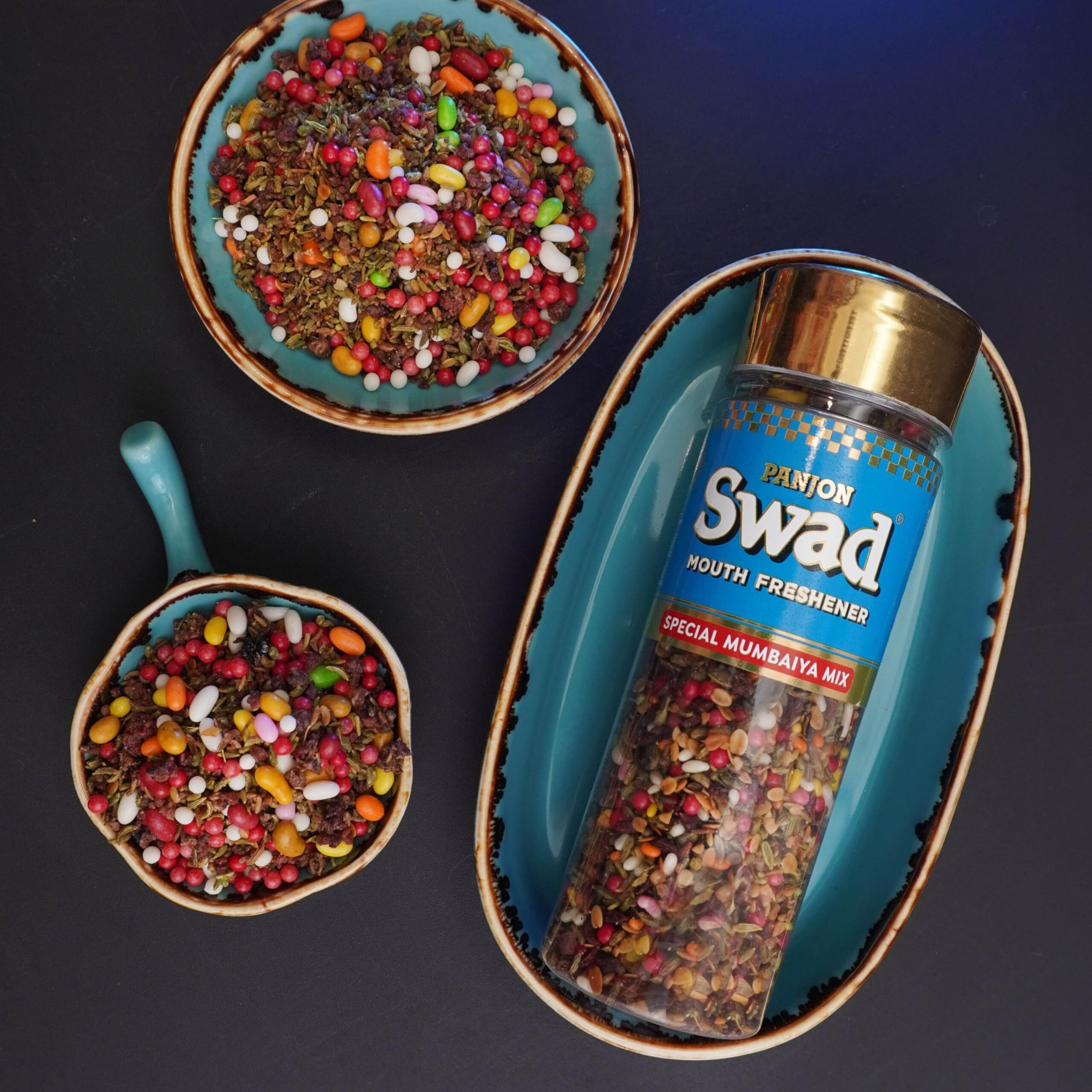 Panjon Swad Mumbaiya Mix Mukhwas (Pack Of 2 X 130 Grams) | Digestive Mouth Freshener | Hygienically Packed Traditional Pachak | Tasty Mouthfresheners | After-Meal Snack | Dry Mukhwas.