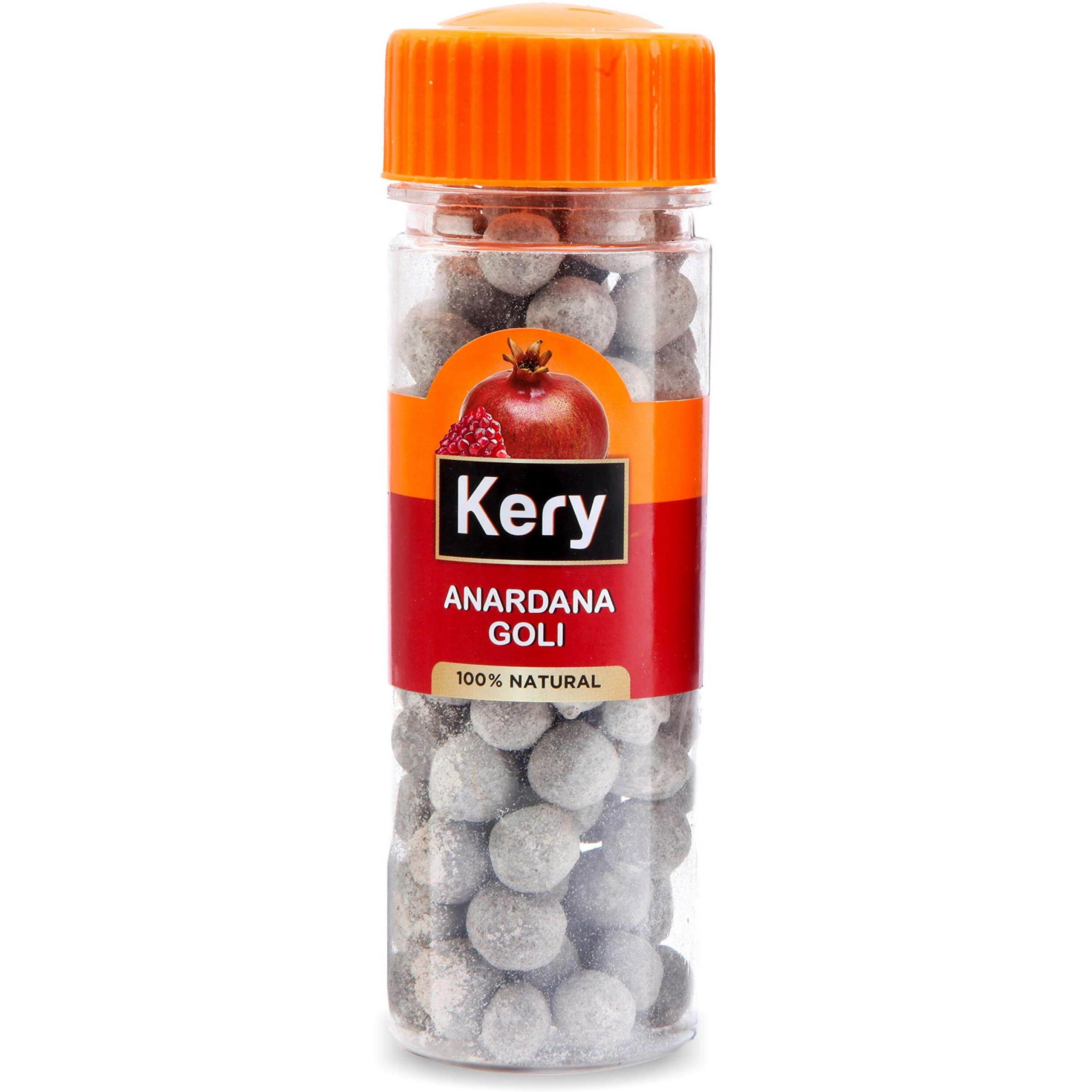 Kery Anardana Goli Mukhwas, 1 Bottle, 130 Gram (Digestive Anardana Pachak Mouth Freshener)