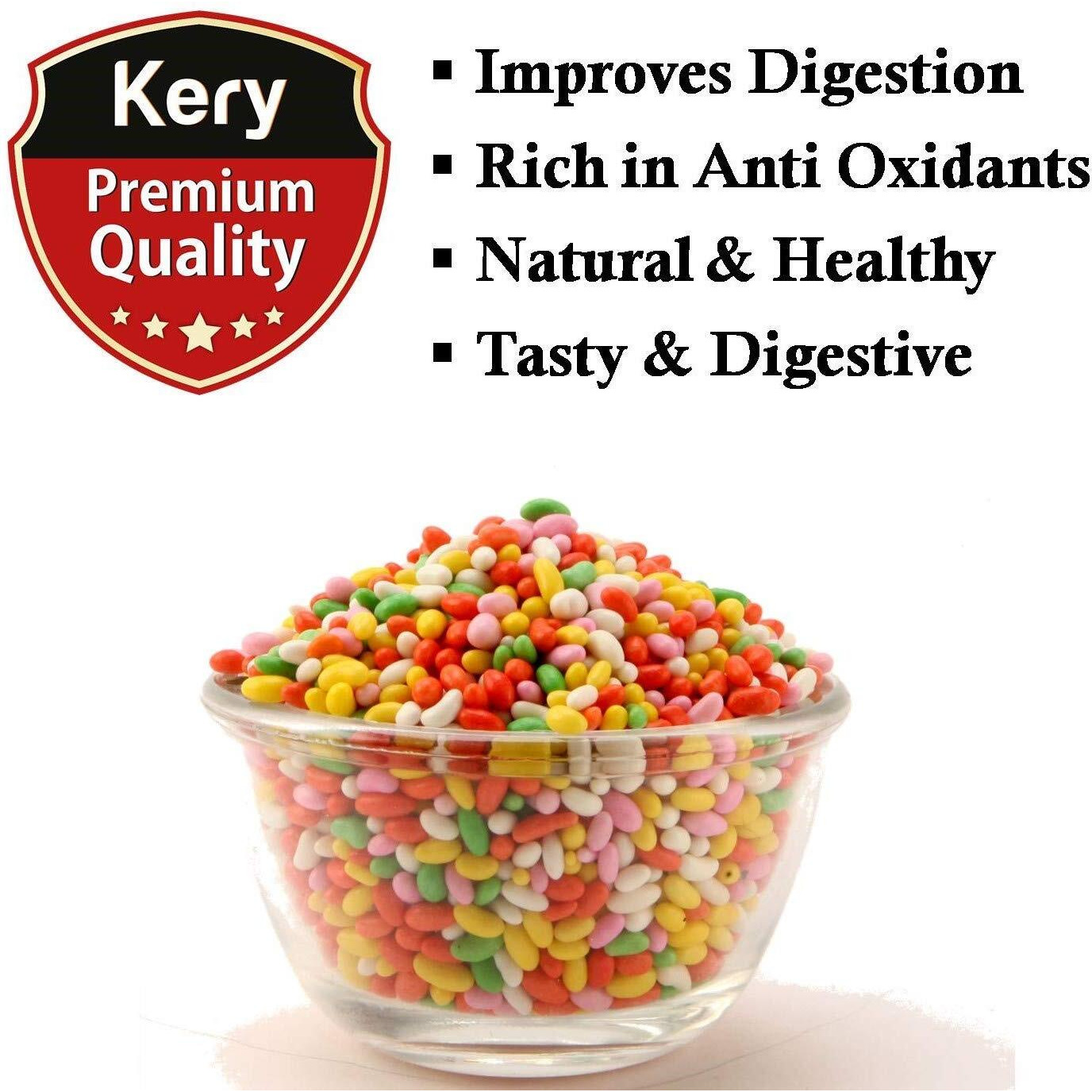 Kery Colorful Saunf Mouth Freshener, 1 Bottle, 130Gm (Sugar Coated Fennel Sonf Mukhwas)
