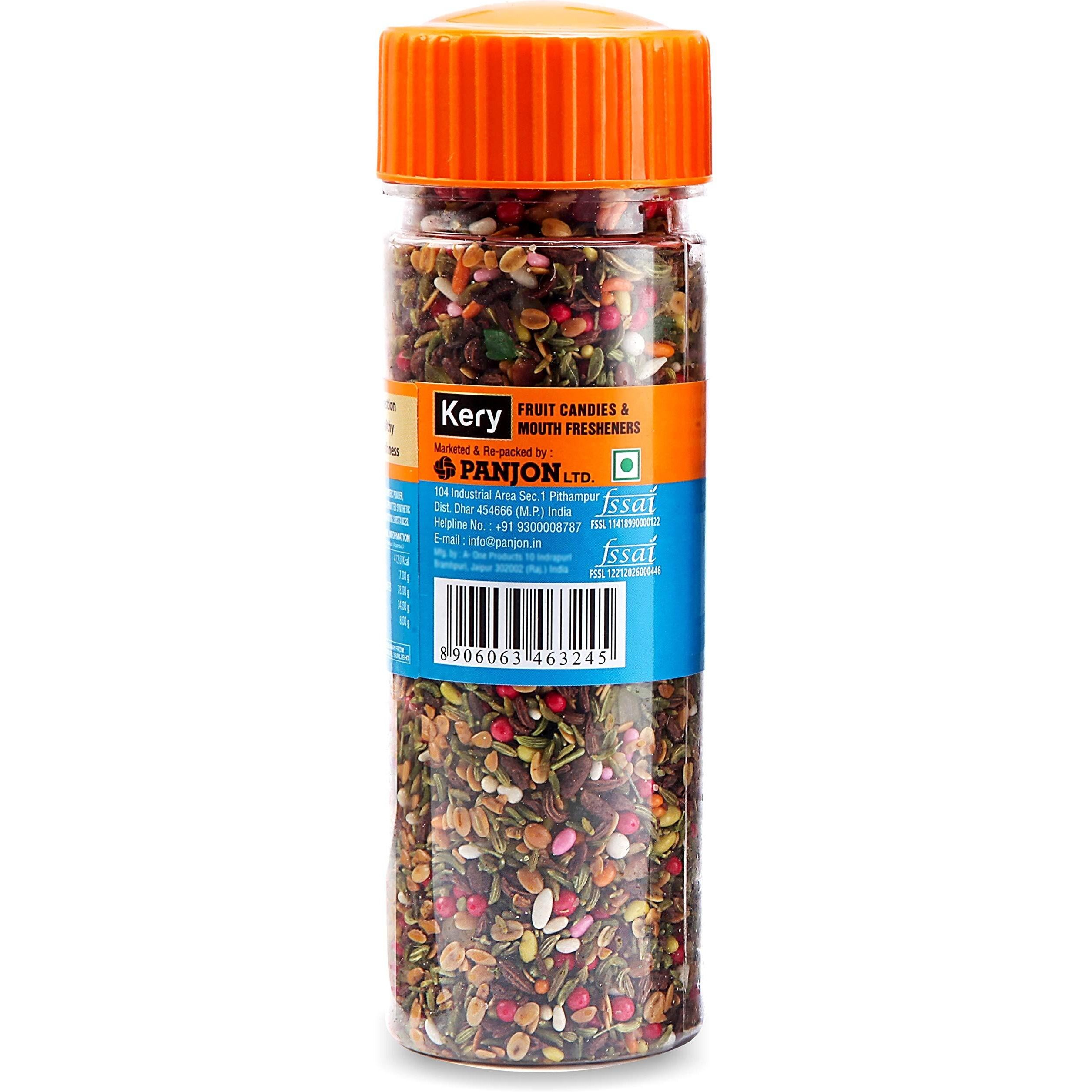 Kery Bambaiya Mix Mouth Freshener, 1 Bottle, 130g (Dhana Daal Mumbai Mukhwas)