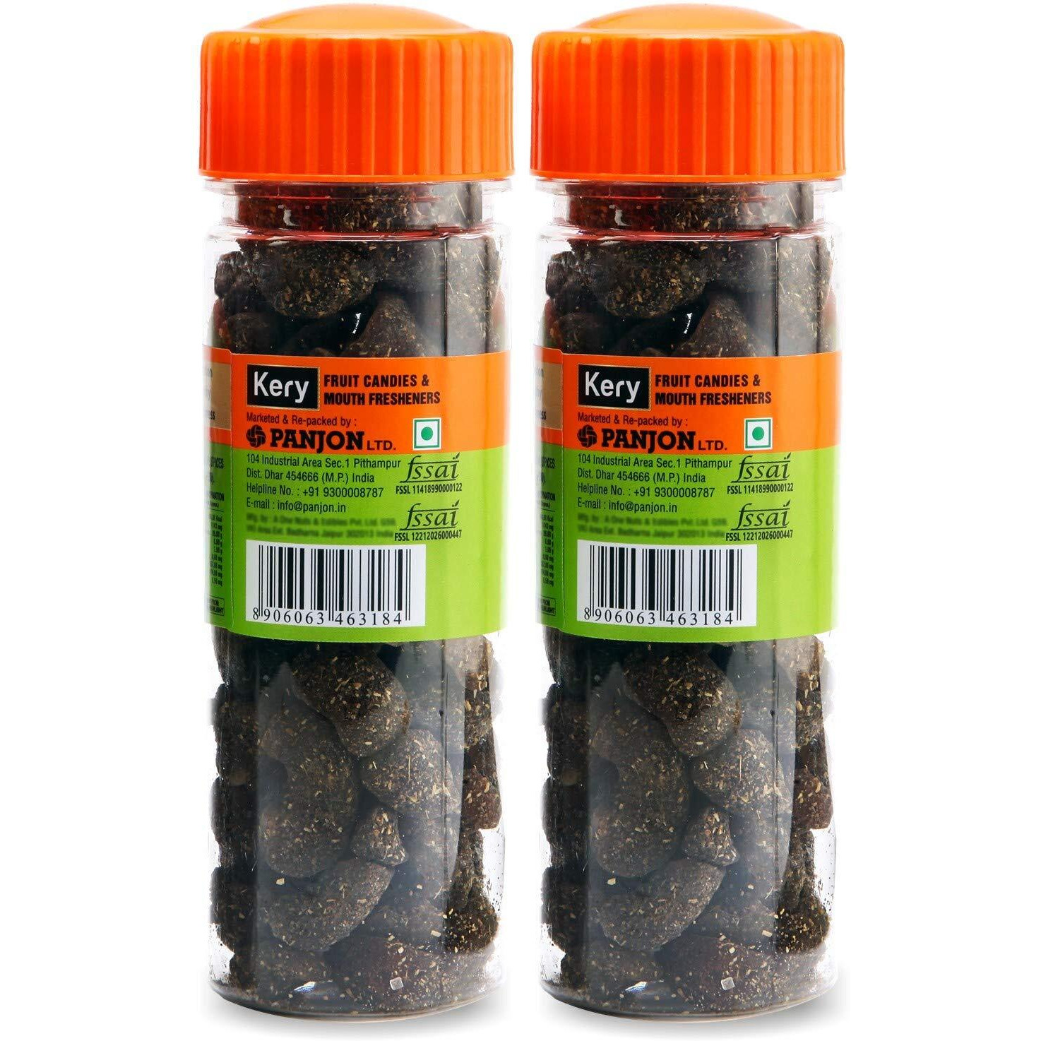 Kery Chatpata Amla Spicy Mouth Freshener, 2 Bottles, 230 Gram (Amla Dried Fruit with Masala)
