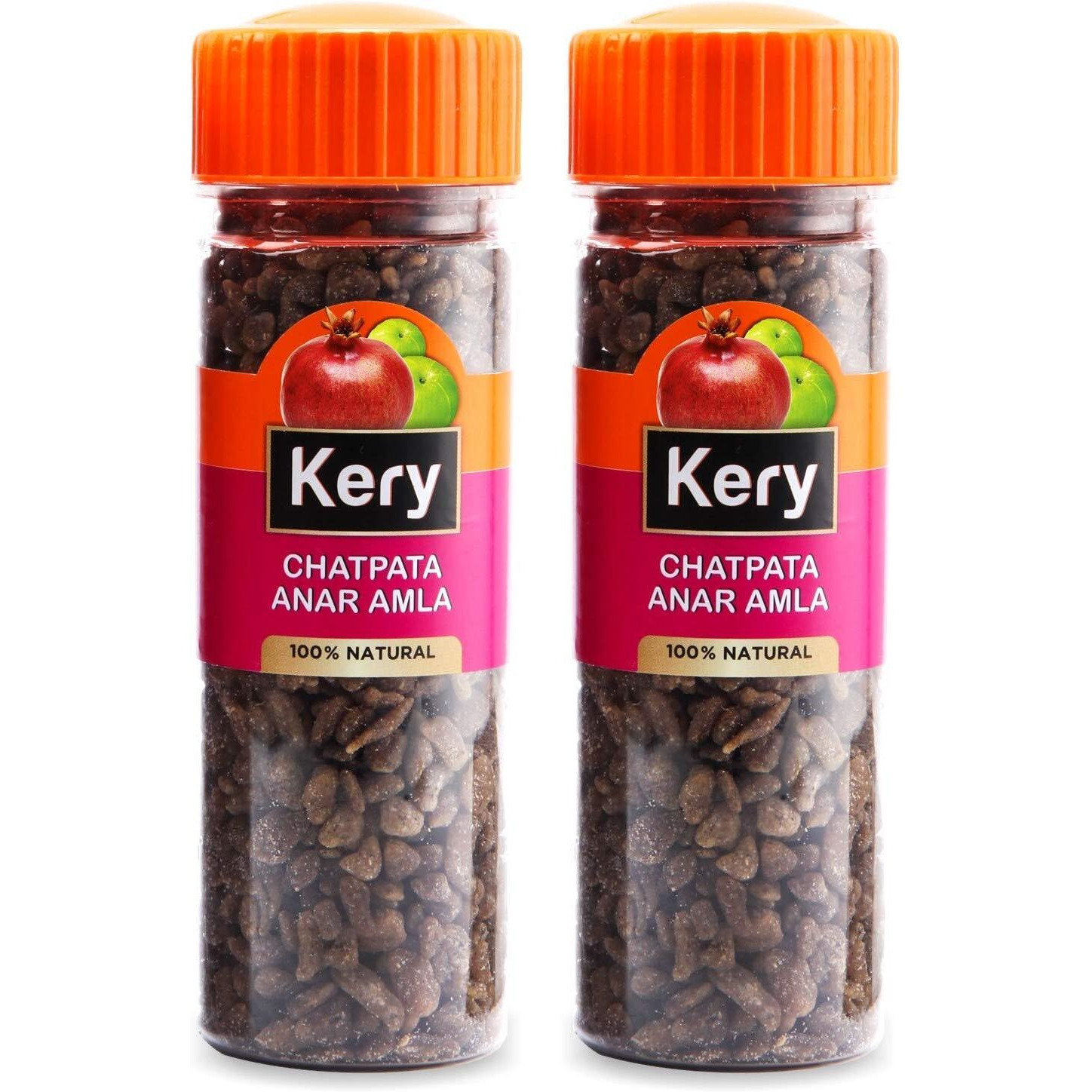 Kery Chatpata Anar Amla Mouth Freshener, 2 Bottles, 240 Gram (Spicy Amla Candy Mukhwas )