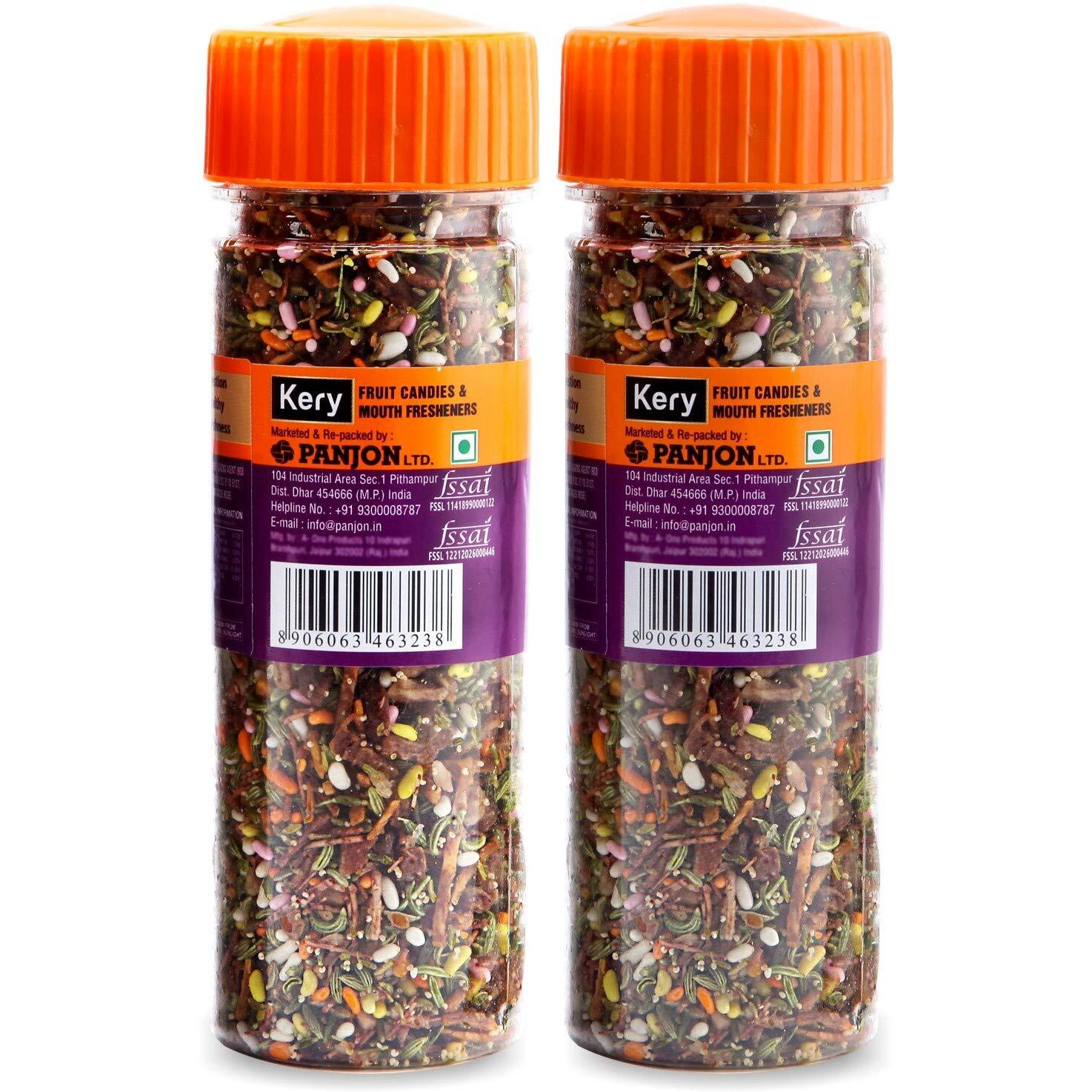 Kery Cocktail Fresh Mix Mukhwas, 2 Bottles, 240 Gram (Rajasthani Fennel Mouth Freshener)