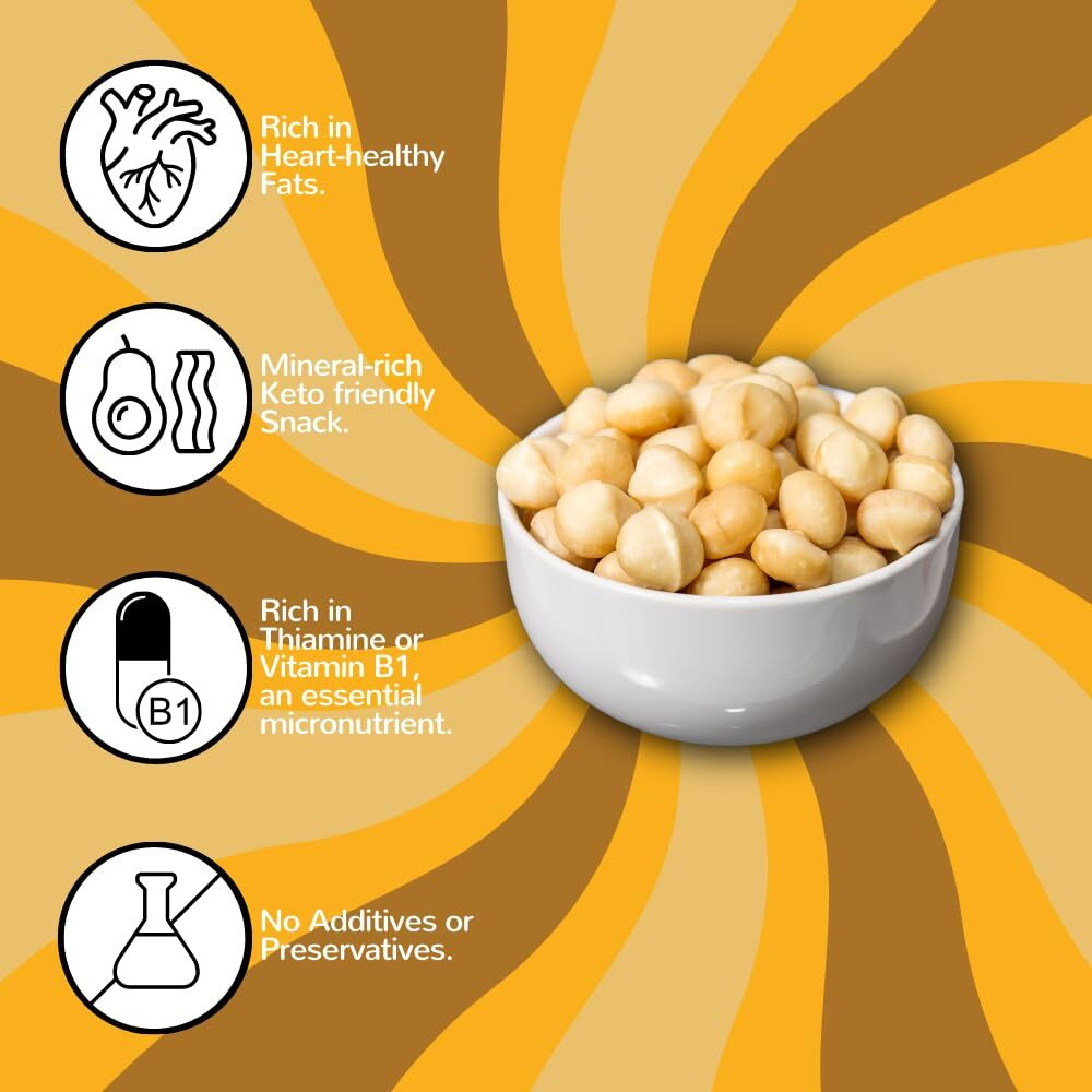 Flyberry Gourmet Macadamia Nuts, 50g