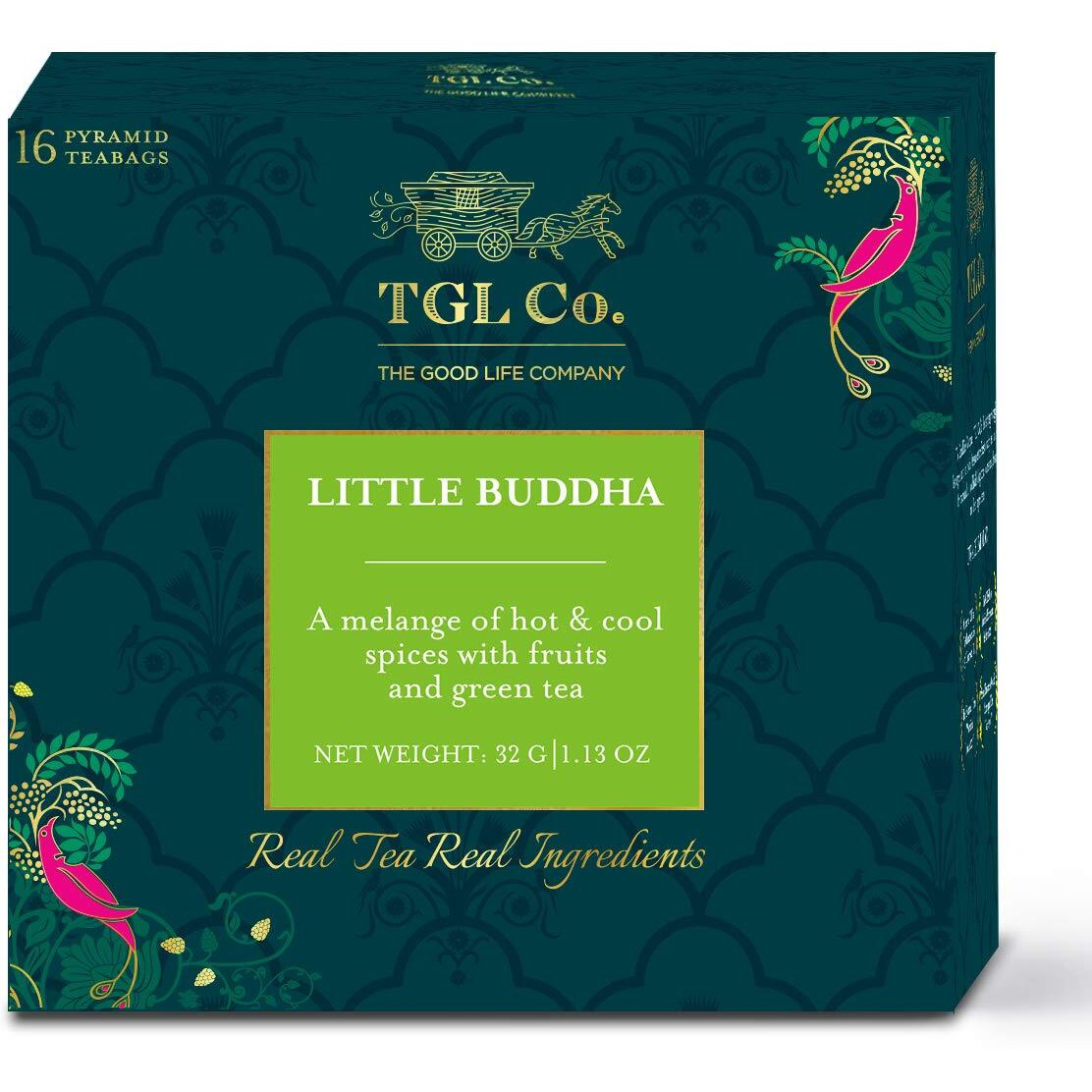 TGL Co. Little Buddha Green Tea Bags 16 TB