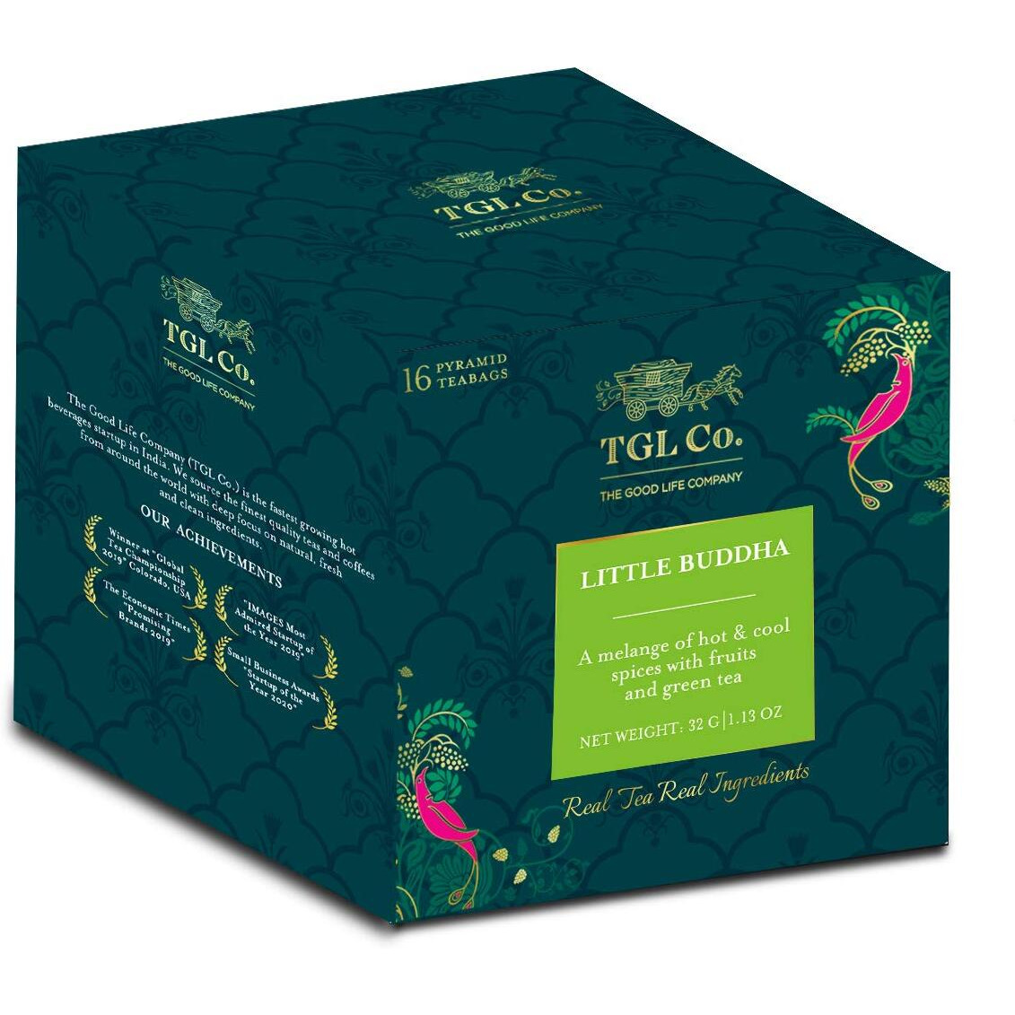 TGL Co. Little Buddha Green Tea Bags 16 TB