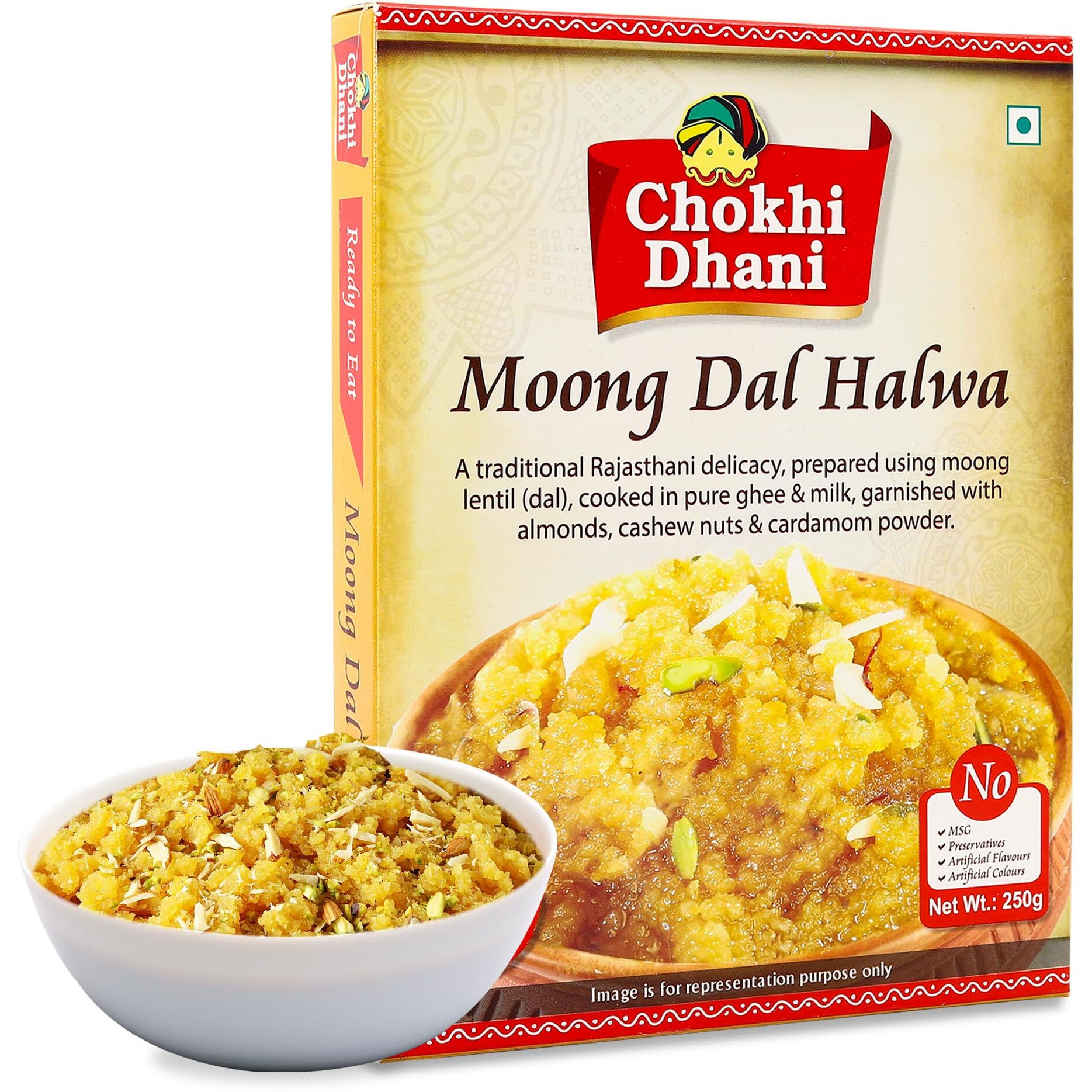 Chokhi Dhani Ready To Eat Moong Dal Halwa 250 gm