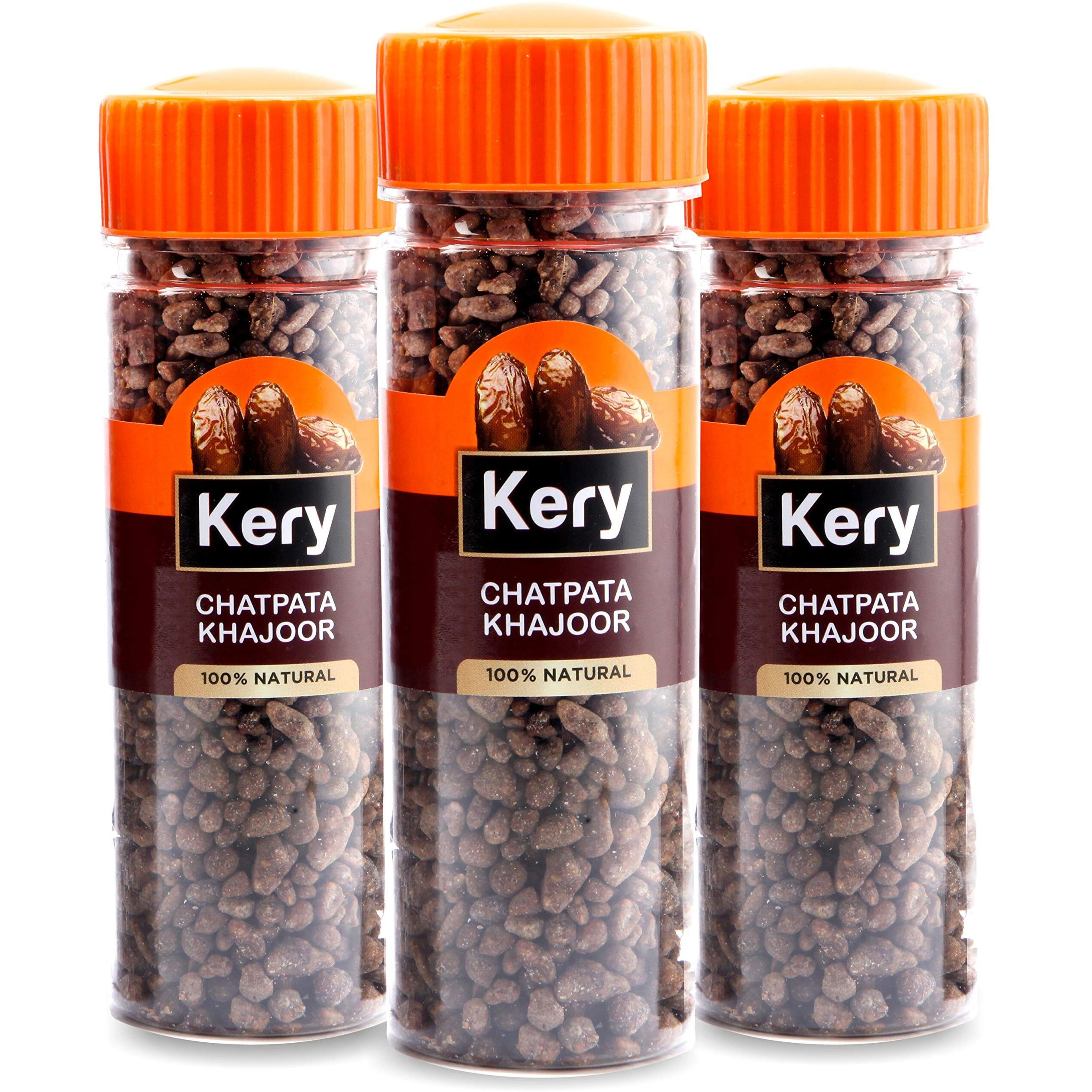 Kery Chatpata Khajoor Pachak [Digestive Dates Mouth Freshener] 3 Bottles, 390 Gm