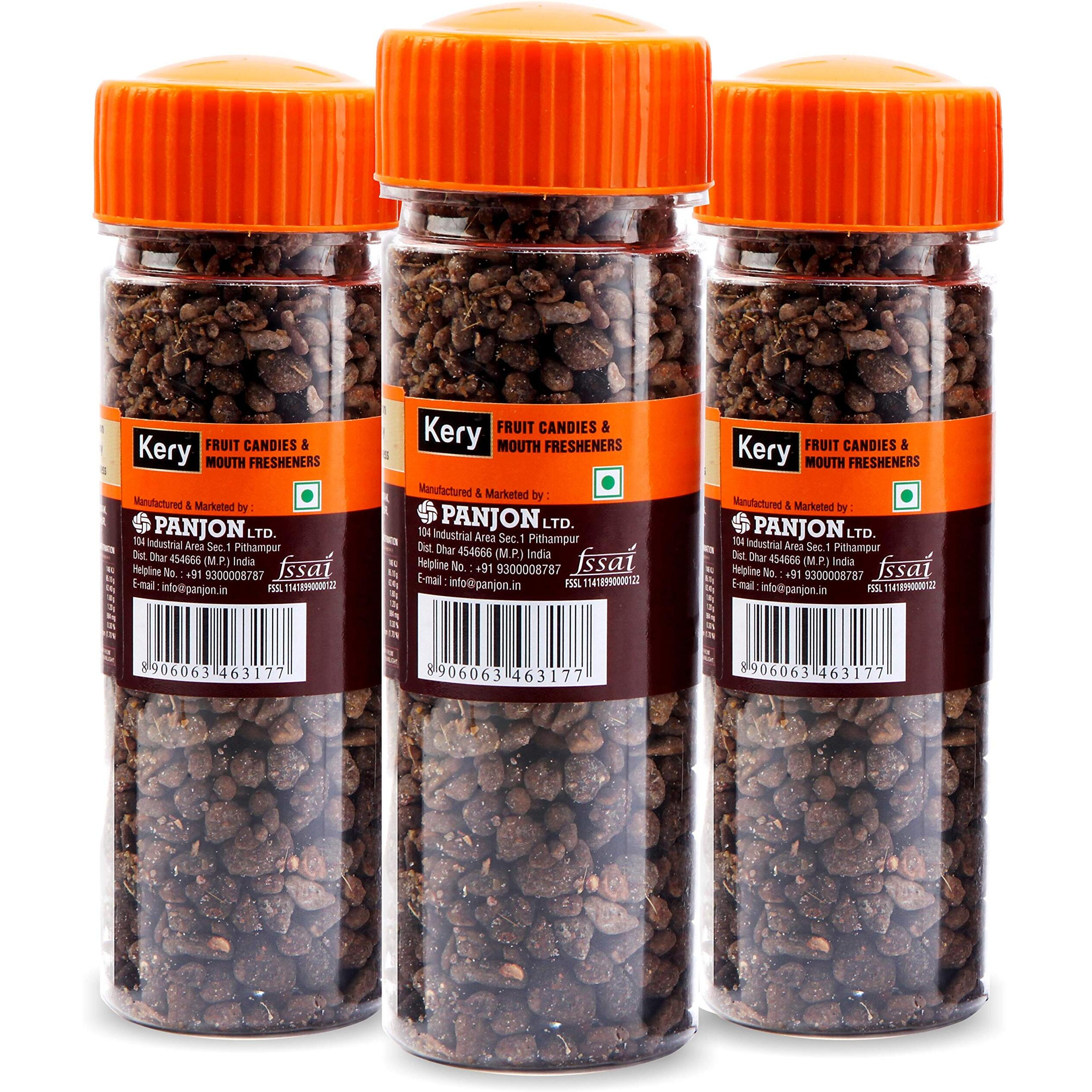Kery Chatpata Khajoor Pachak [Digestive Dates Mouth Freshener] 3 Bottles, 390 Gm