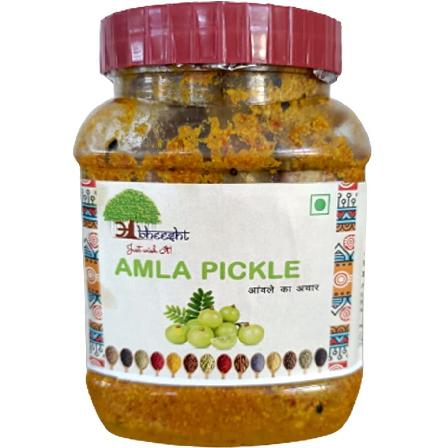 Abheesht Amla Pickle 400g | 100% Fresh Amla with Homemade Taste & Pure Natural Healthy Ingredients | Pickles in Mustard Oil