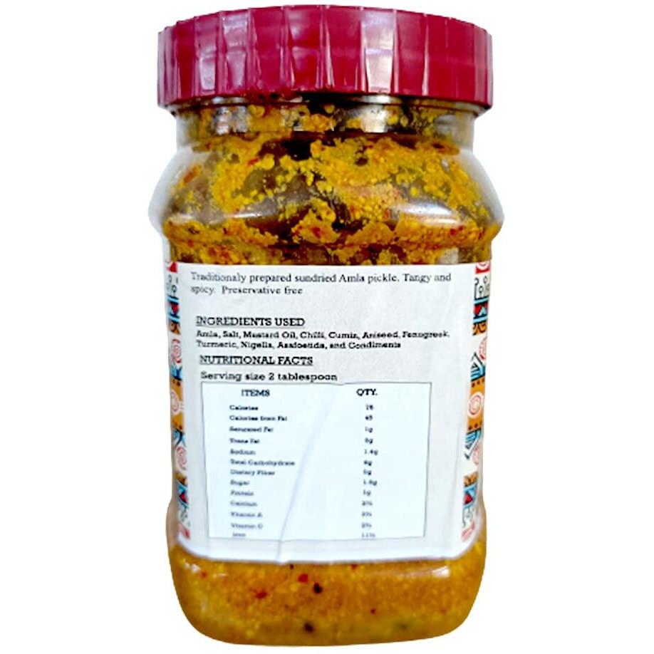 Abheesht Amla Pickle 400g | 100% Fresh Amla with Homemade Taste & Pure Natural Healthy Ingredients | Pickles in Mustard Oil