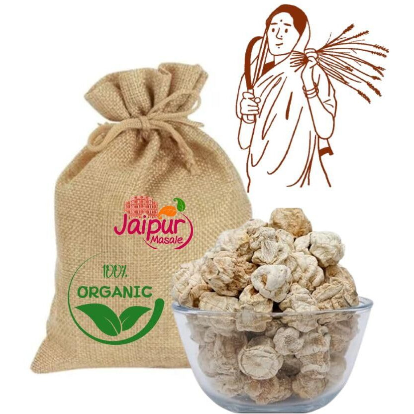 SHAAN-E JAIPUR Dry Kachri | Rajasthani Sabut Kachri | Organically Grown Dry Kachri | Dry Kacher | Kachariya | Kachadi - 450 gm with Jute Bag