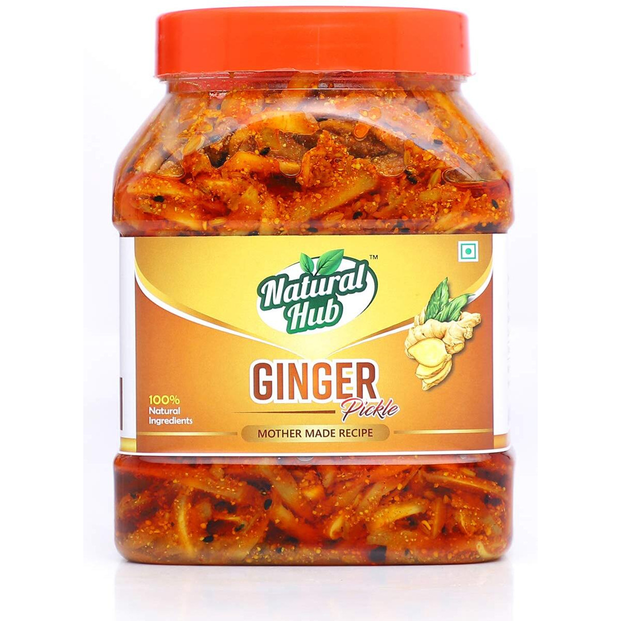 Natural Hub Homemade Ginger Pickle, (Ginger, 1 Kg)