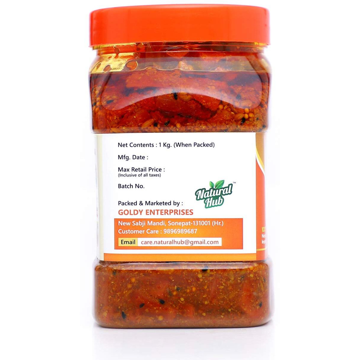 Natural Hub Homemade Chatpata Carrot Pickle, Gajar Ka Achaar (Carrot, 1 Kg)