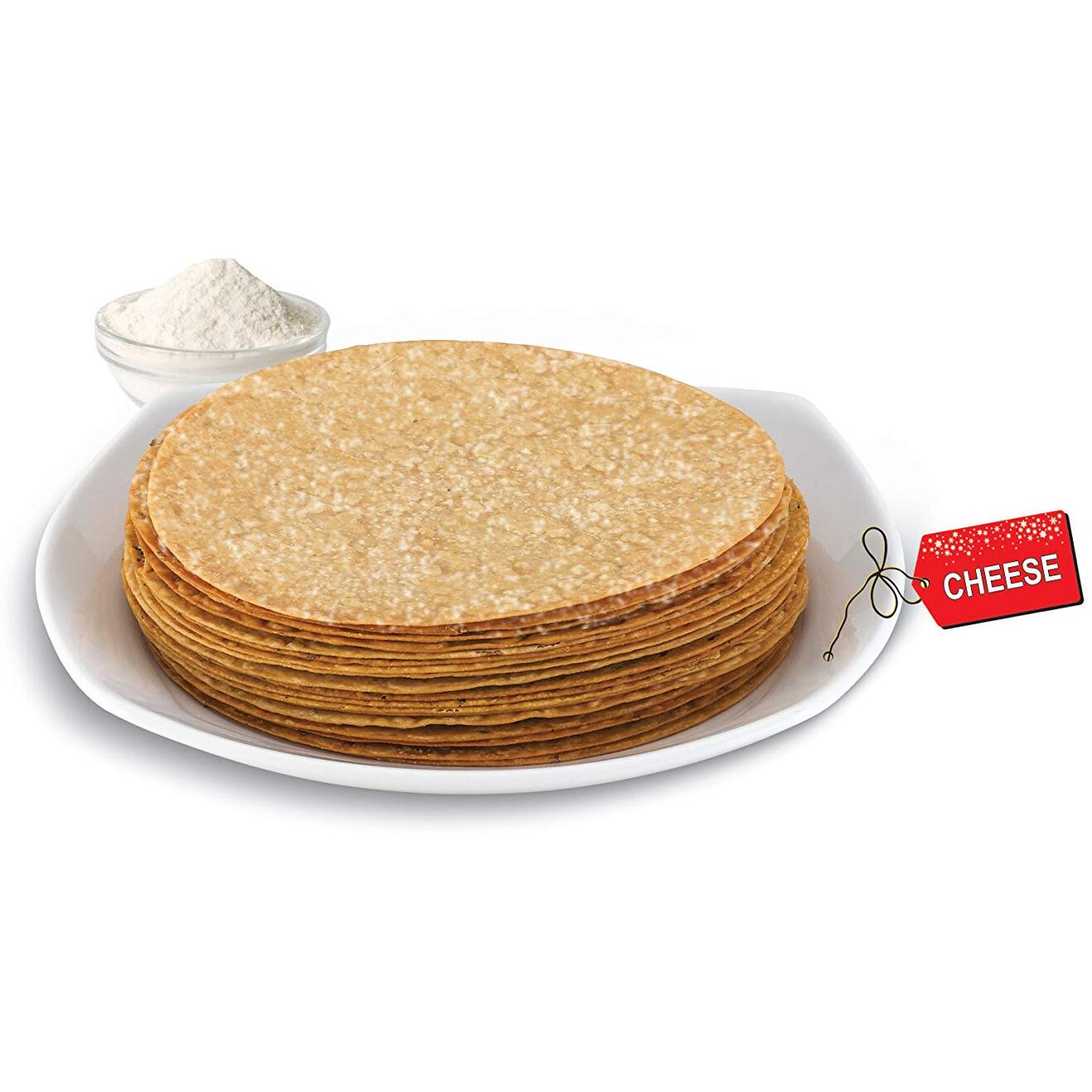 Delicious Bite Cheese Khakhra (4 Packs of 200gm Each)