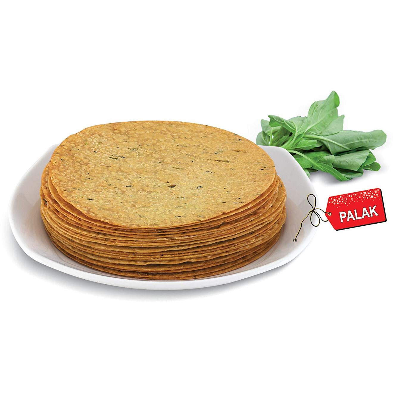 Delicious Bite Palak Khakhra (4 Packs of 200gm Each)