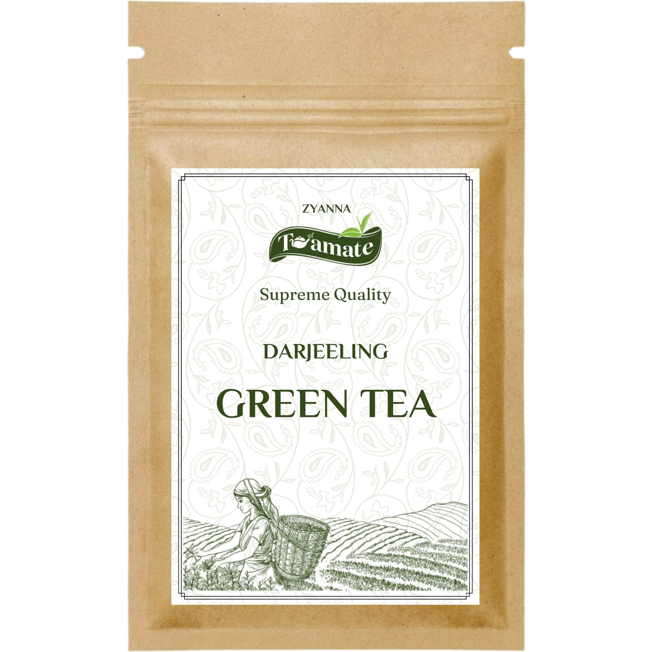 ZYANNA Premium Tea (Regular Loose Leaves Green Tea, 100 Gm)