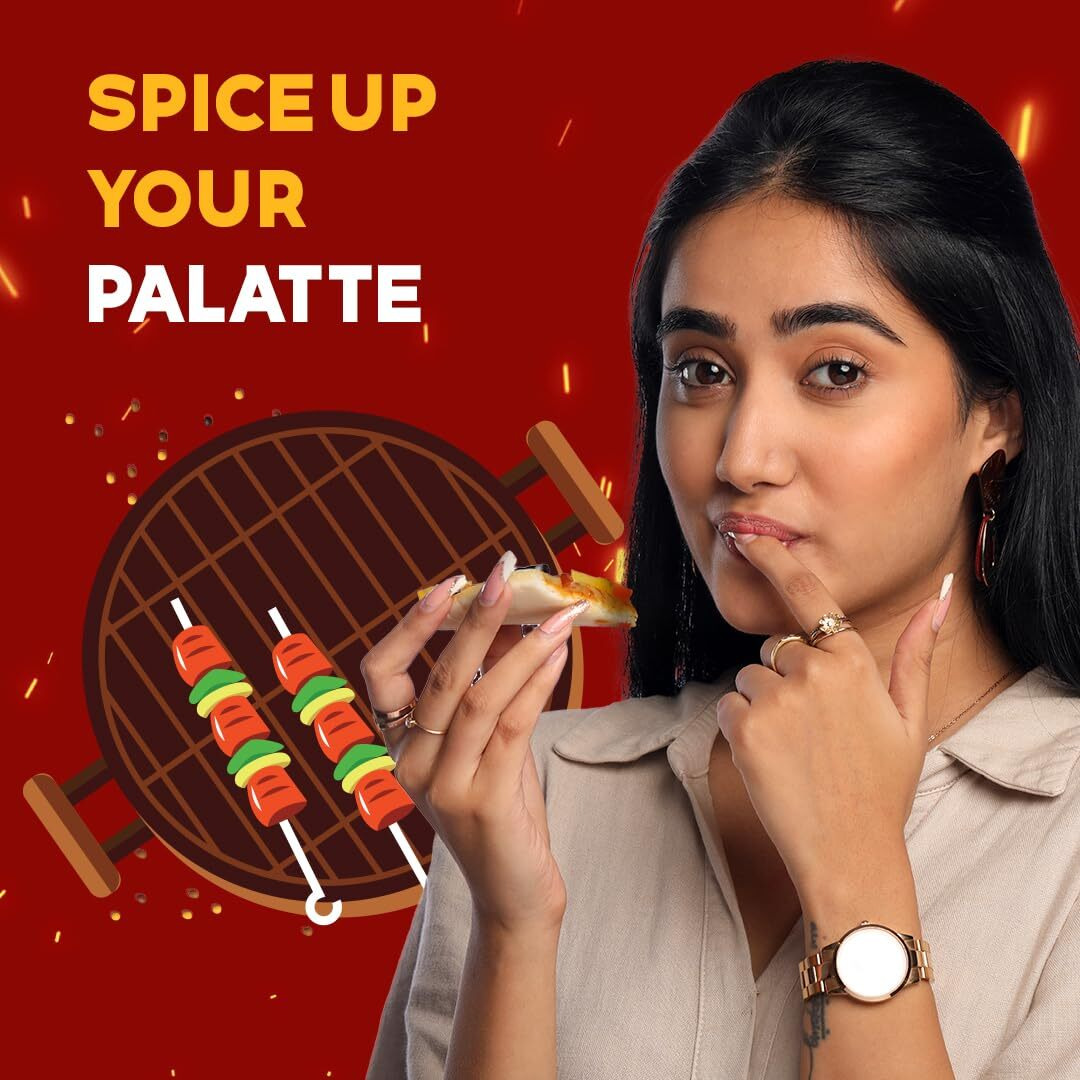 Saucy Affair Nong Barbeque Sauce | Tandoori Sauce | Bbq Sauce | Barbecue Sauce | Spicy Smokey Chicken Grill & Paneer Bbq Mustard Mayo, Ready To Eat - 160Gm- Nong