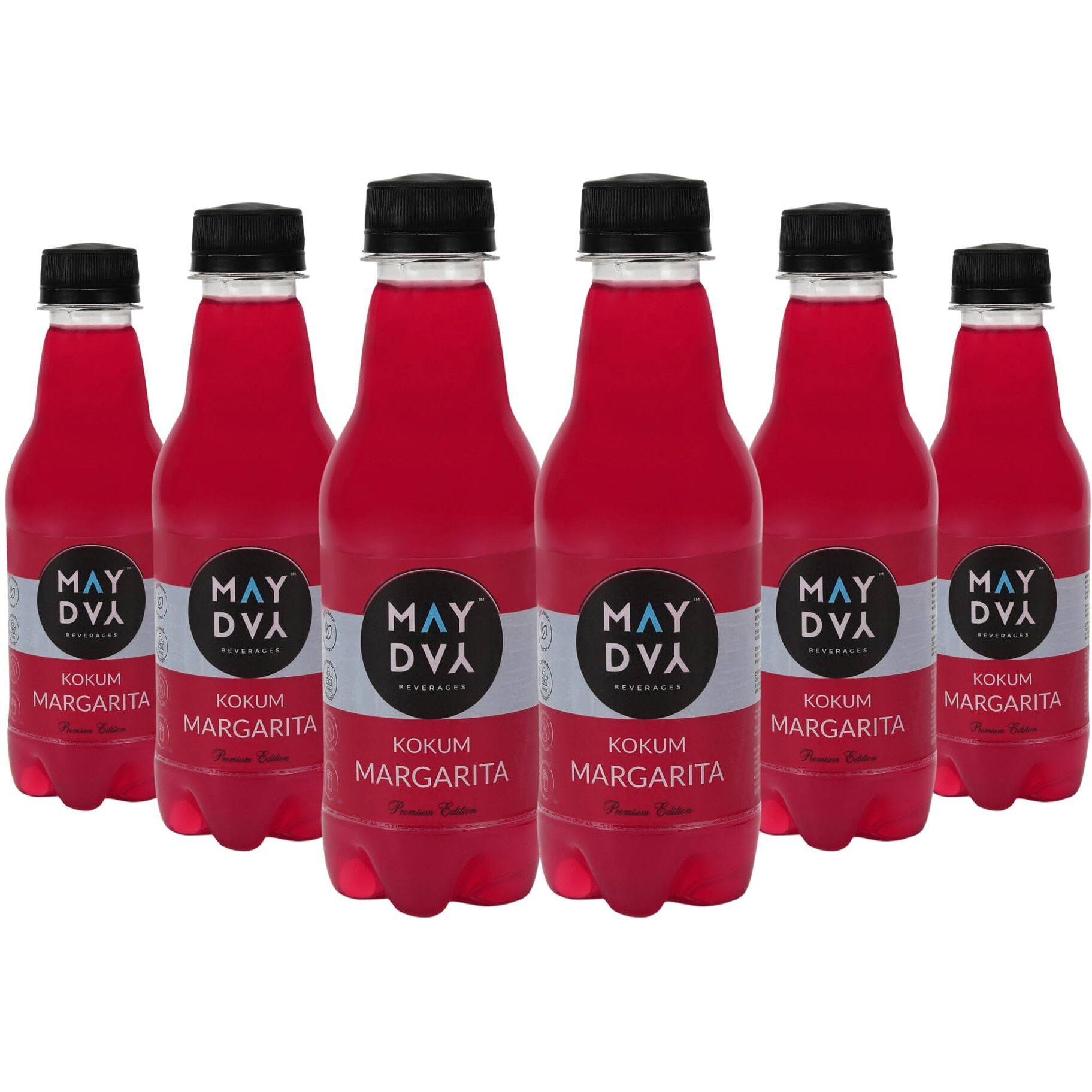 May Day KOKUM MARGARITA | Ready to Drink Mocktail | Premium Sparkling Cocktail Mixer | 100% Natural, No Artificial Flavour | Real Fruits & Herbs with Goodness of Superfoods | Pack of 6 X 250 ml