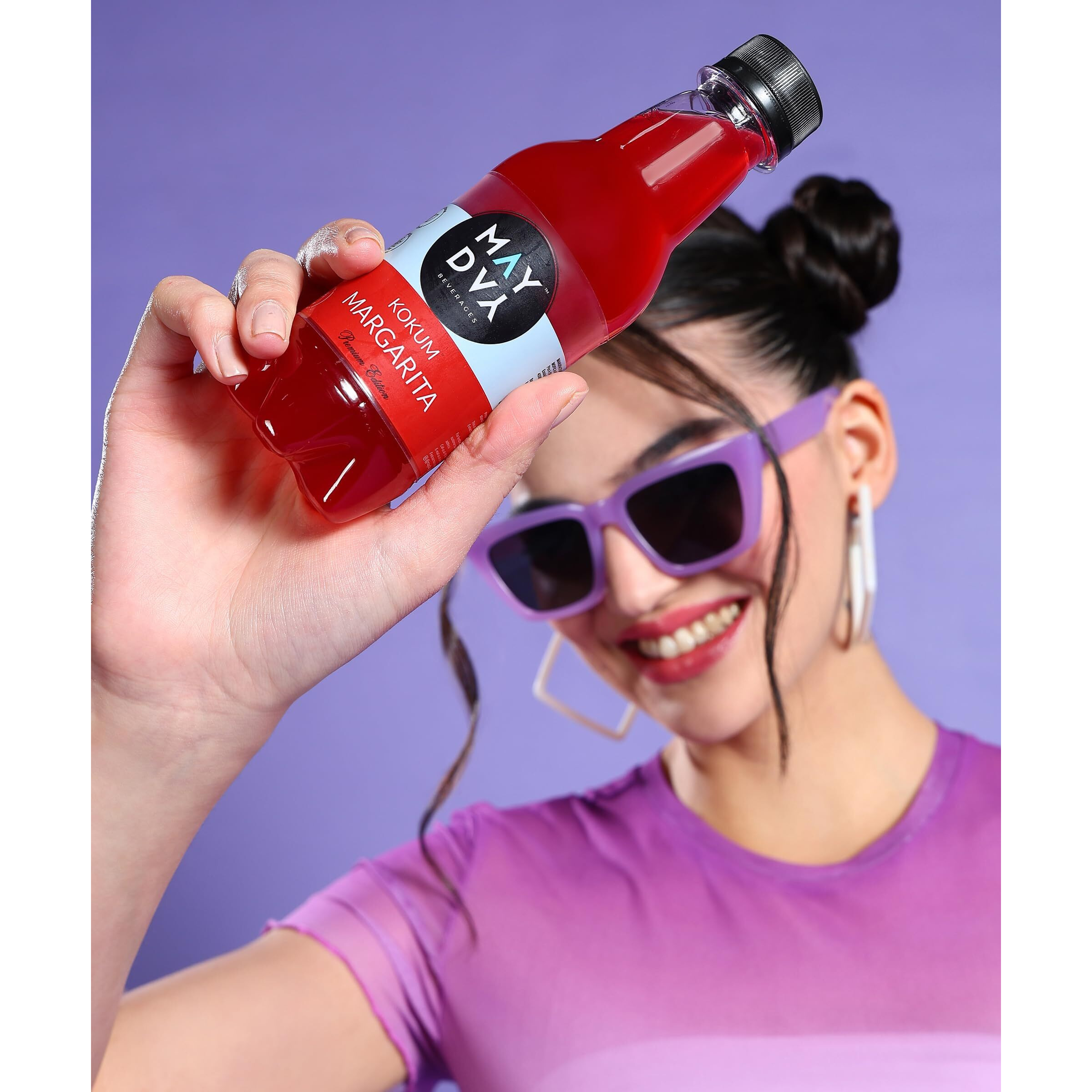 May Day KOKUM MARGARITA | Ready to Drink Mocktail | Premium Sparkling Cocktail Mixer | 100% Natural, No Artificial Flavour | Real Fruits & Herbs with Goodness of Superfoods | Pack of 6 X 250 ml