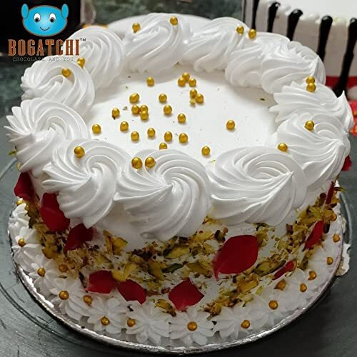 BOGATCHI Whipping cream for cake, Whipping Cream Powder, Premium Whipping cream Powder, Rich Whipping cream, Whipped Cream|FREE One Extra Whipping Cream Powder(50g)+ Golden Balls (10g)