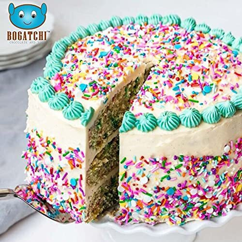 BOGATCHI Whipping cream for cake, Whipping Cream Powder, Premium Whipping cream Powder, Rich Whipping cream, Whipped Cream|FREE One Extra Whipping Cream Powder(50g)+ Colorful Stars (20g)