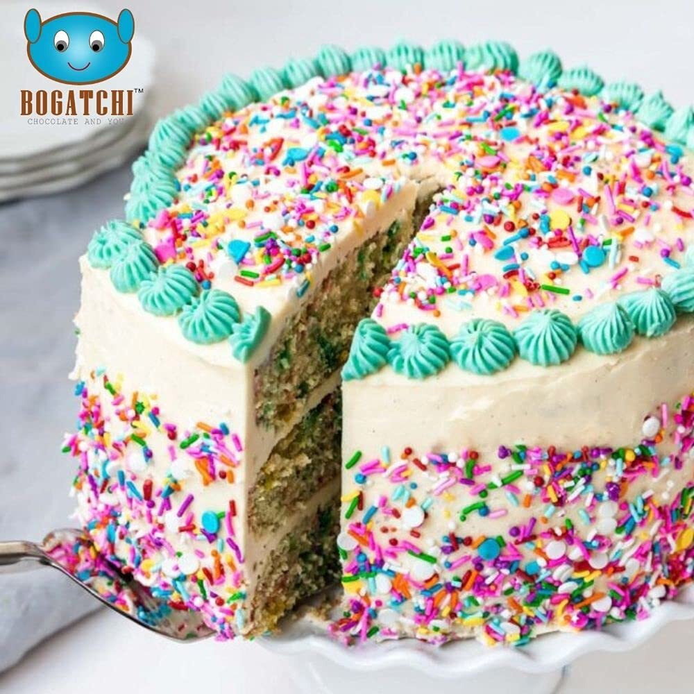 BOGATCHI Whipping cream for cake, Whipping Cream Powder, Premium Whipping cream Powder, Rich Whipping cream, Whipped Cream|FREE One Extra Whipping Cream Powder(50g)+ Colorful Candies (20g)