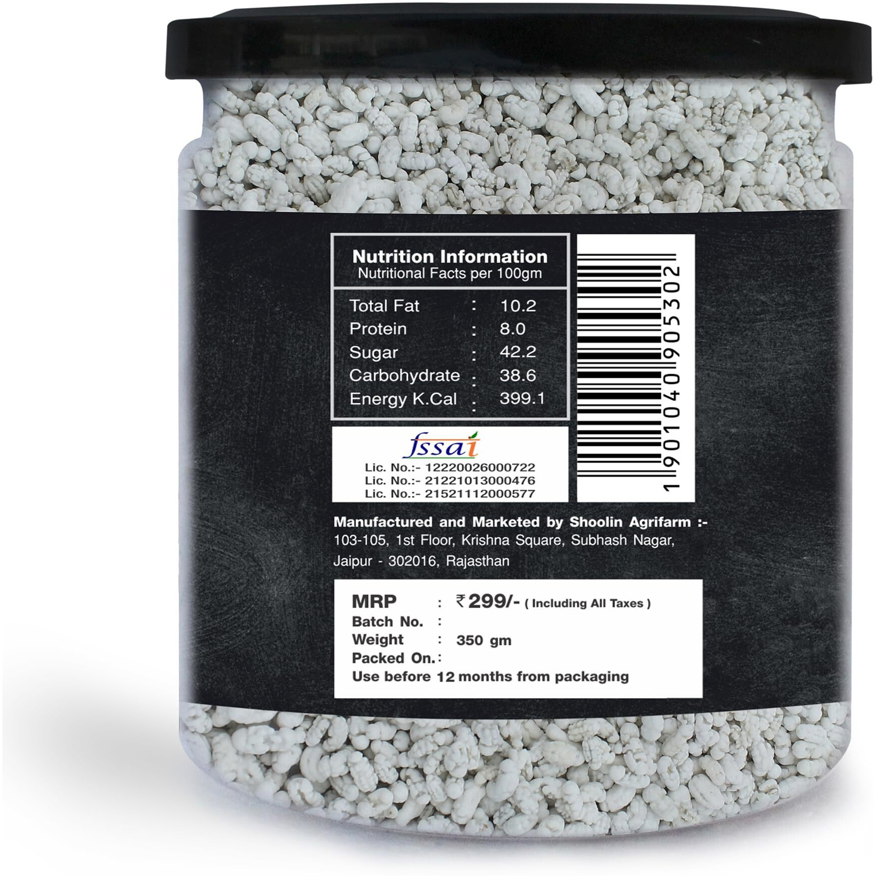 Tummy Pops | Madras Saunf Mix - 350gm Jar | After Meal Digestives Mukhwas, Handmade & Sun-Dried Sweet Saunf Mouth Fresheners, Madrasi Saunf | Hygienically Prepared & Packed