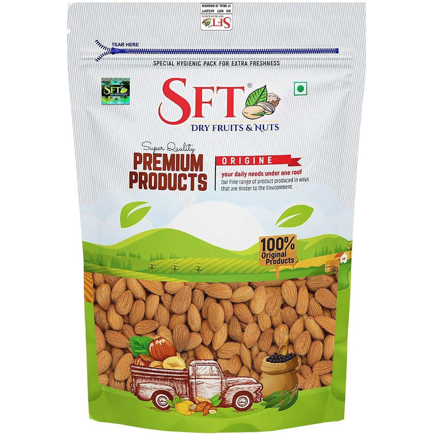 SFT Almonds California (Badam Giri) 200 Gm