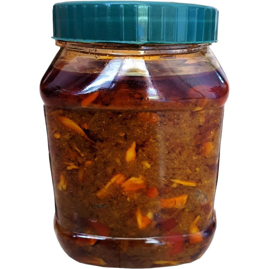 Abheesht Red Chilli Pickle 400g | Homemade Traditional Achar | Lal Mirch Achar | Pickles in Mustard Oil